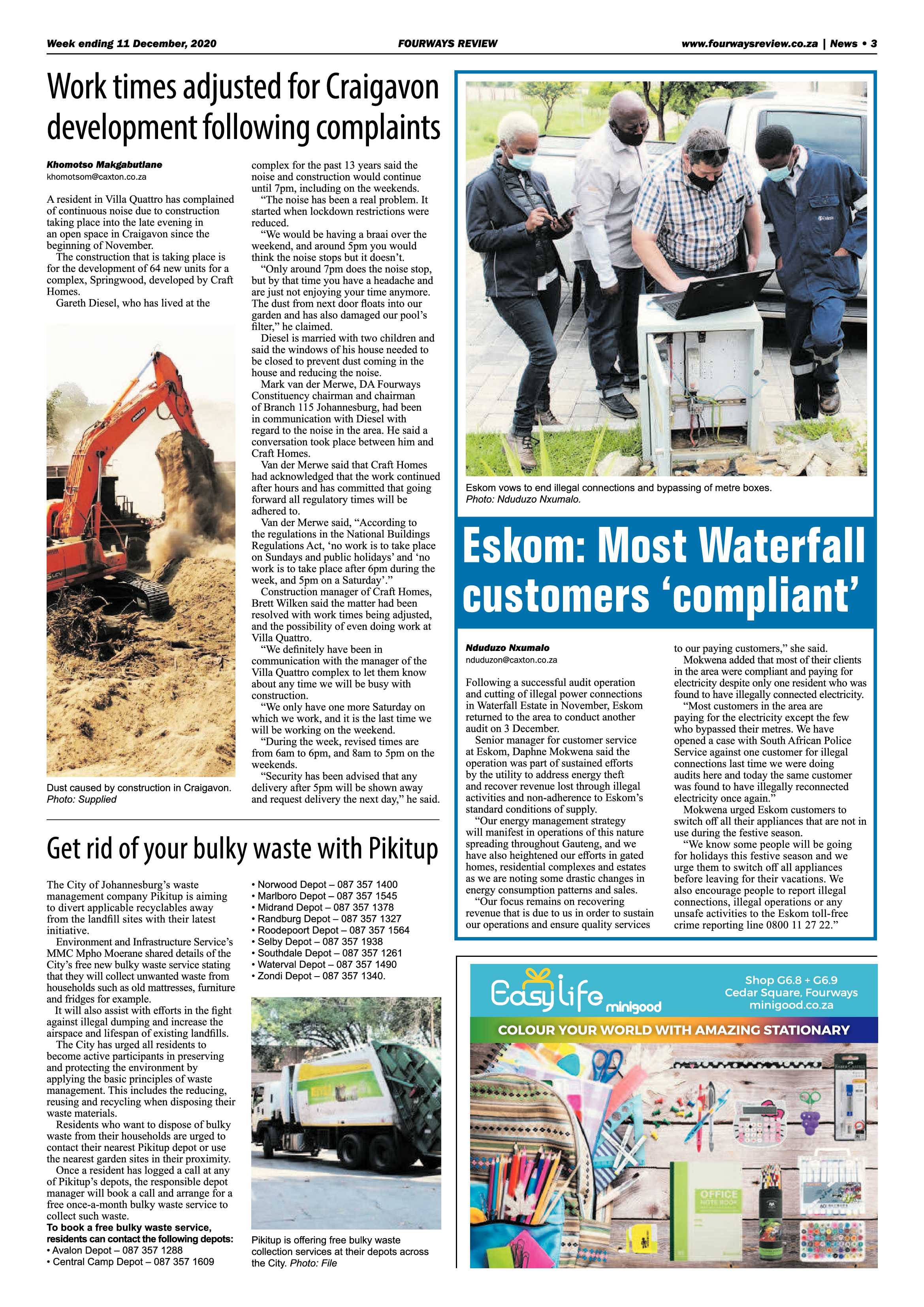 Fourways Review 11 December 2020 page 3