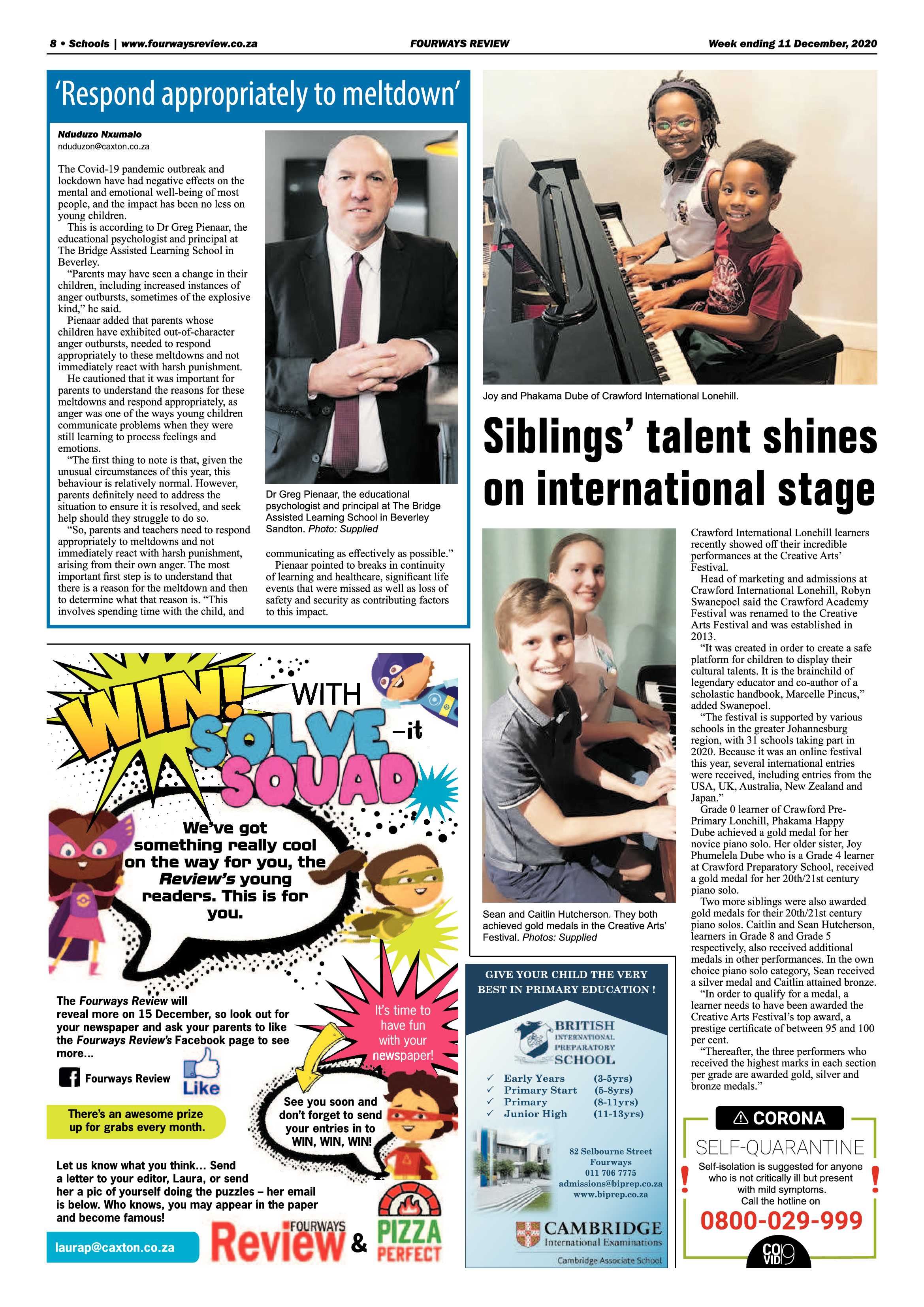 Fourways Review 11 December 2020 page 8