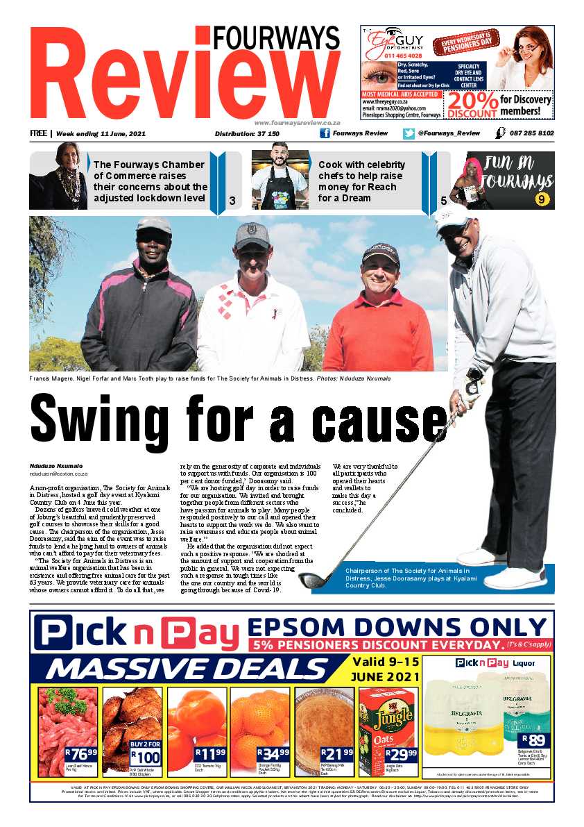 Fourways Review 11 June 2021 page 1