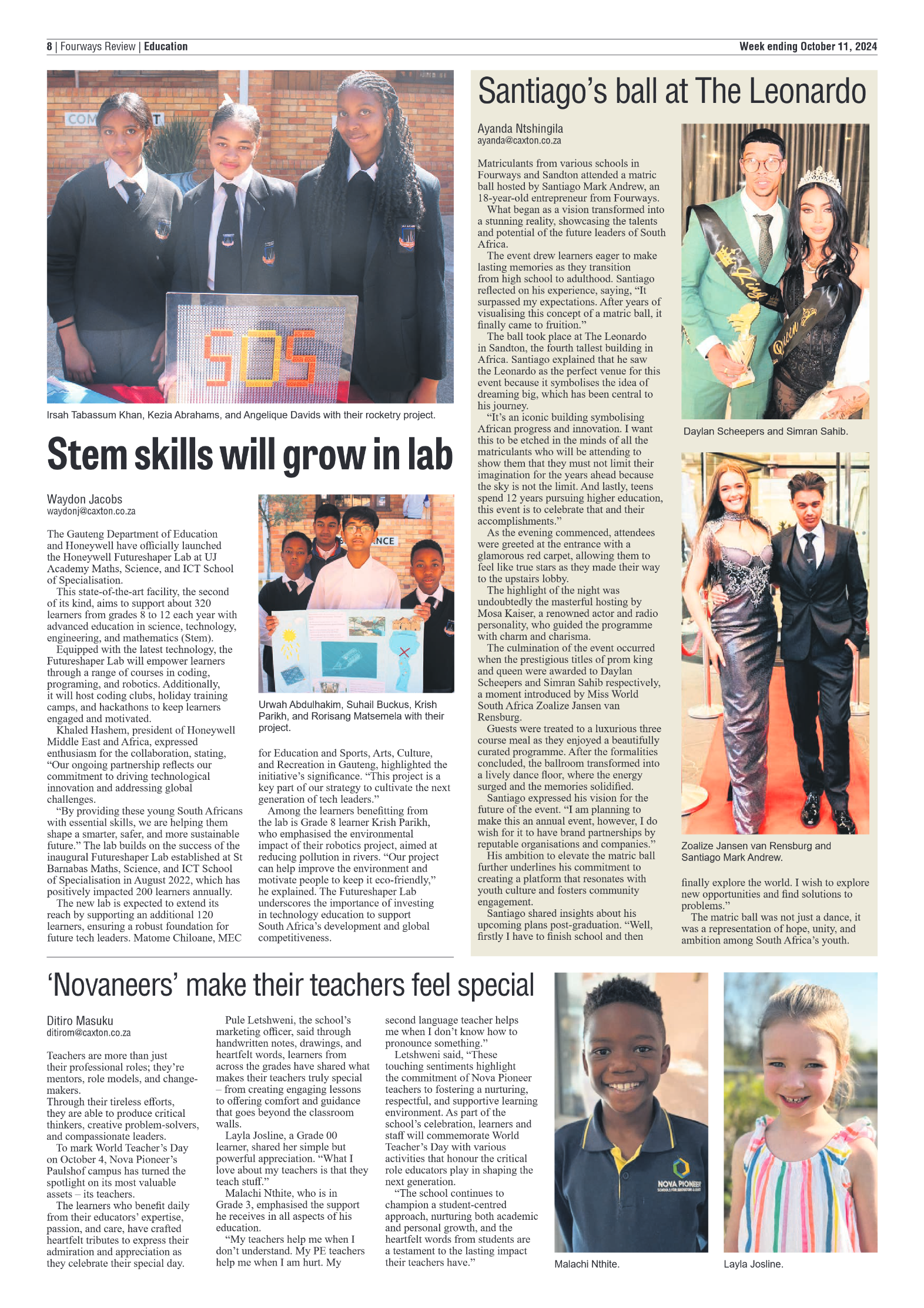 Fourways Review 11 October 2024 page 8