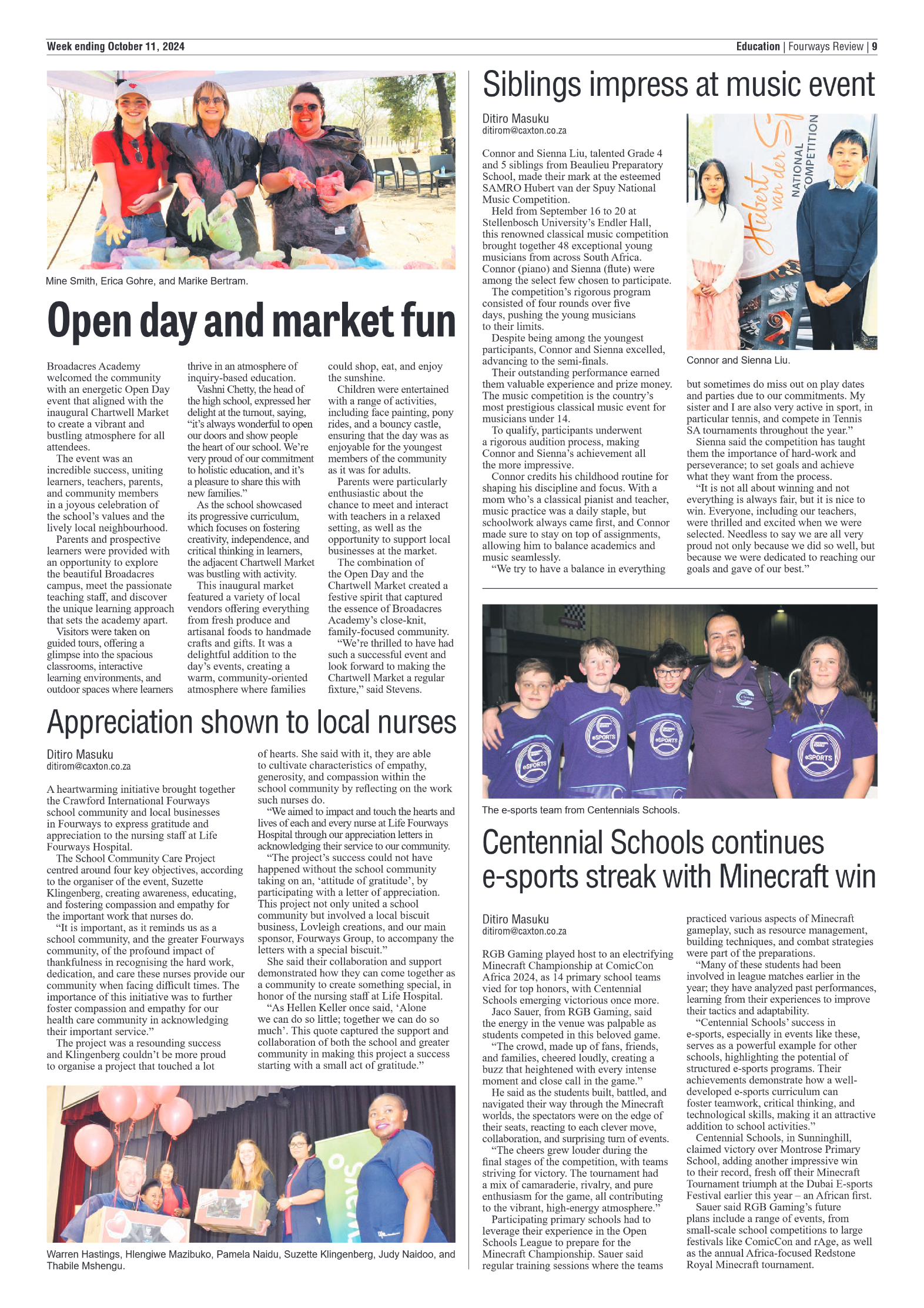 Fourways Review 11 October 2024 page 9