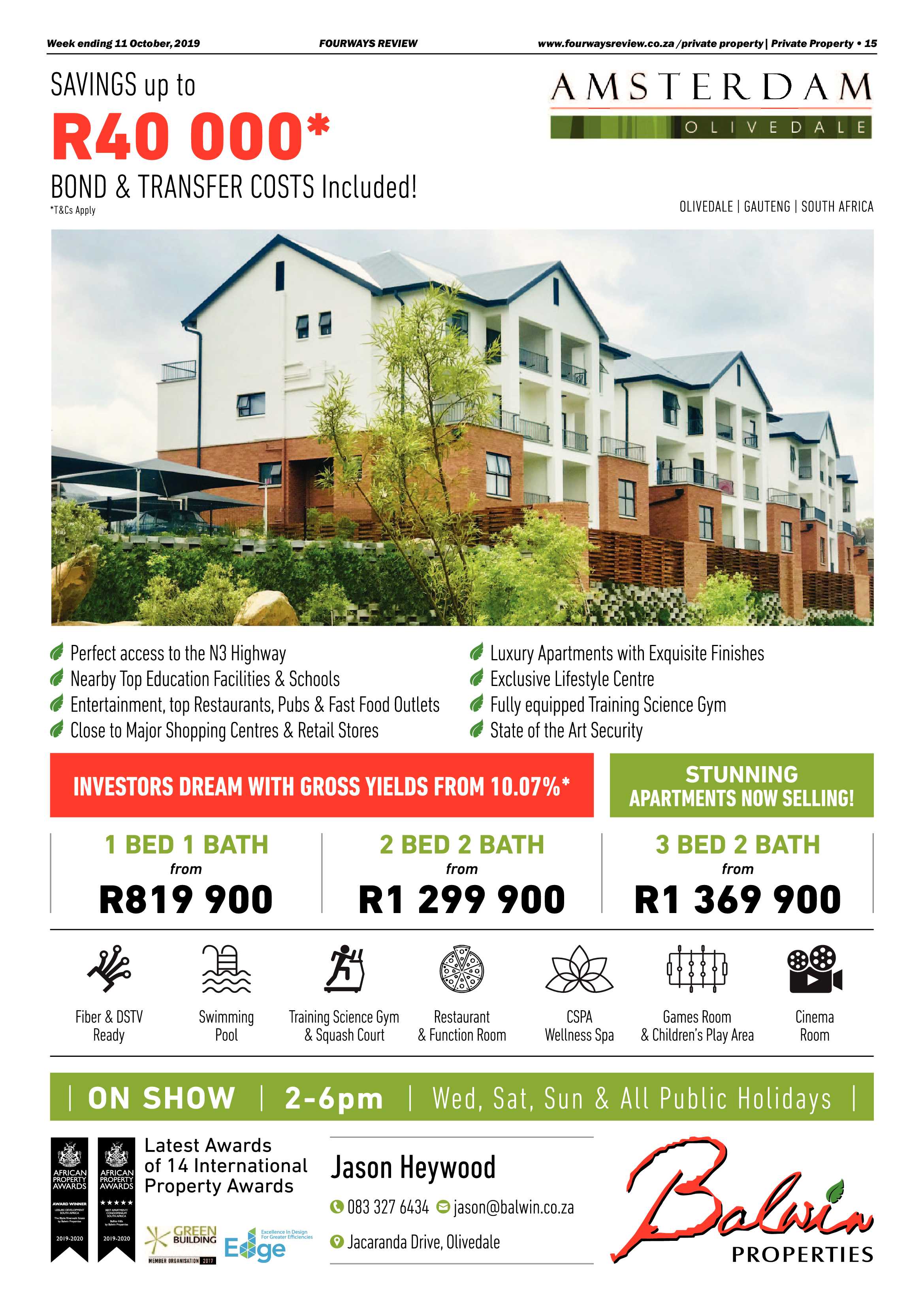 Fourways Review 11 October, 2019 page 15