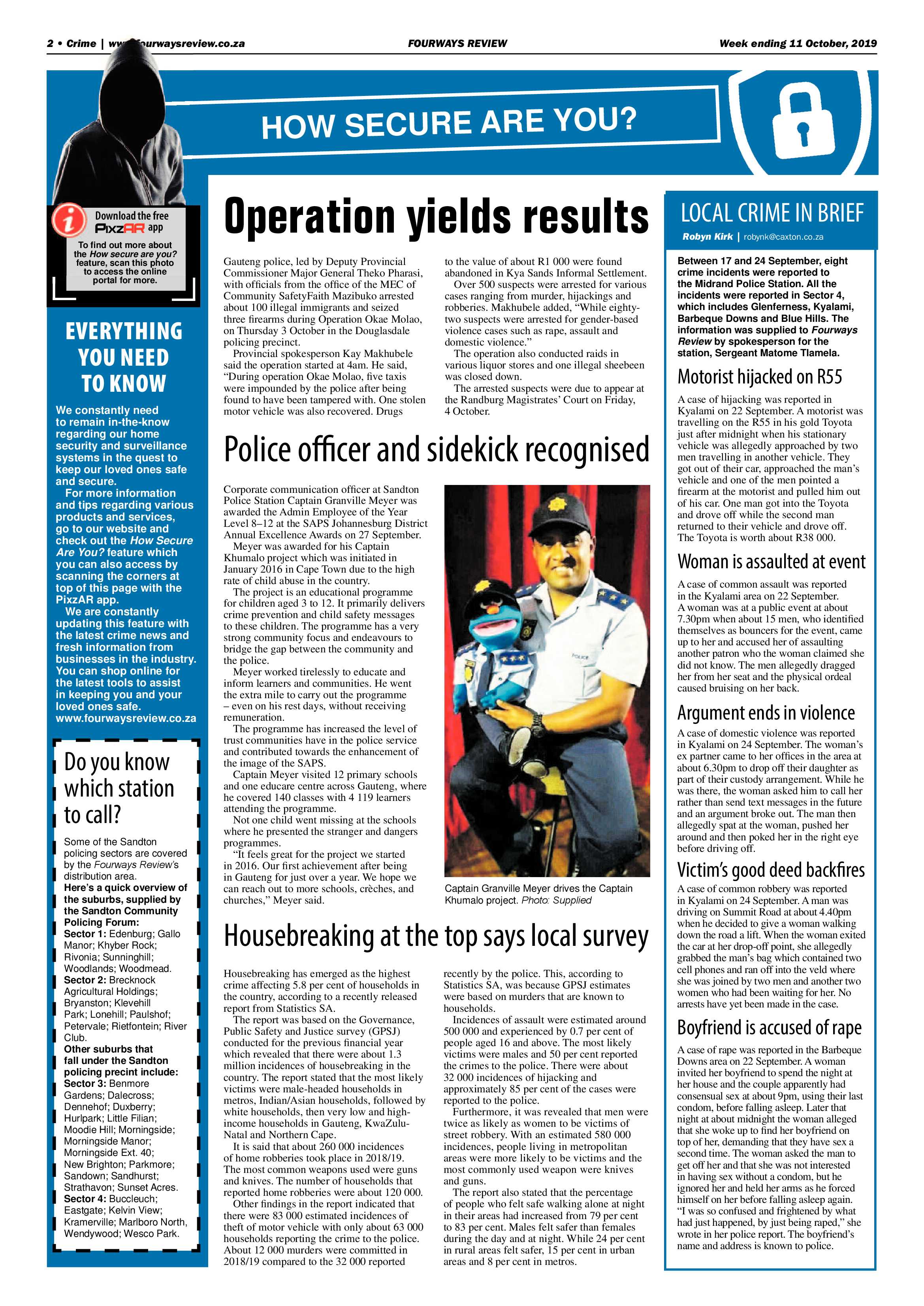 Fourways Review 11 October, 2019 page 2