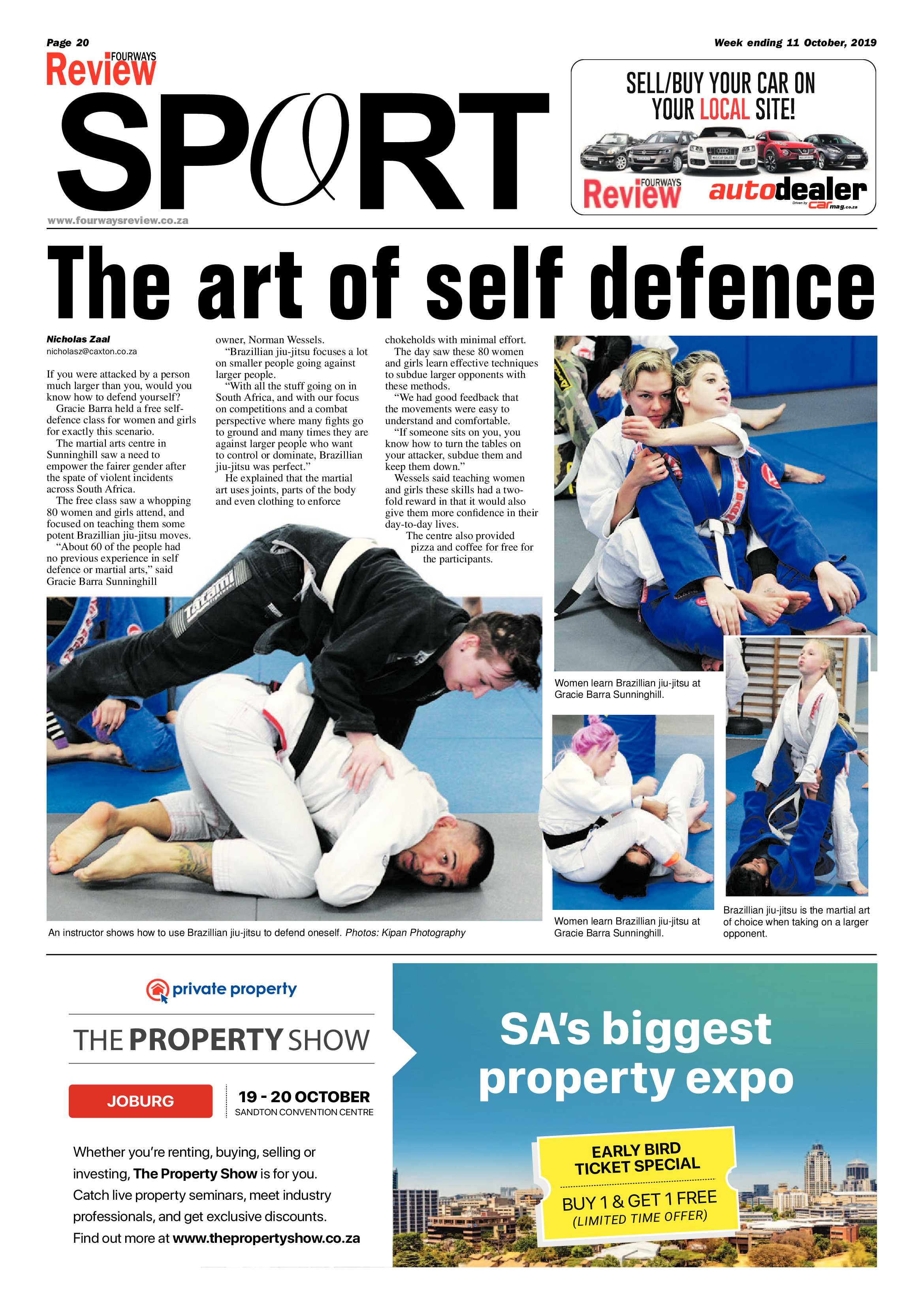 Fourways Review 11 October, 2019 page 20