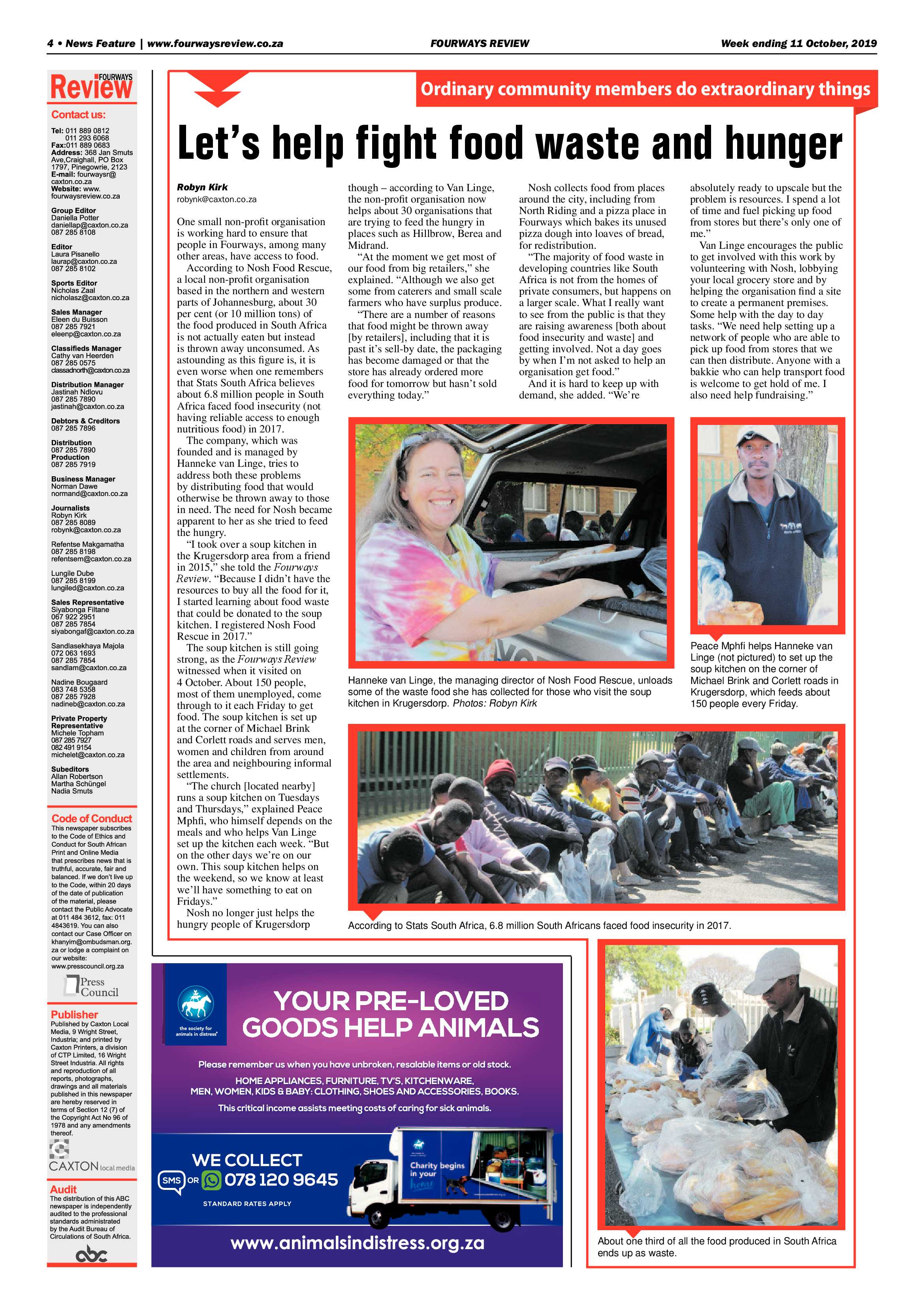 Fourways Review 11 October, 2019 page 4