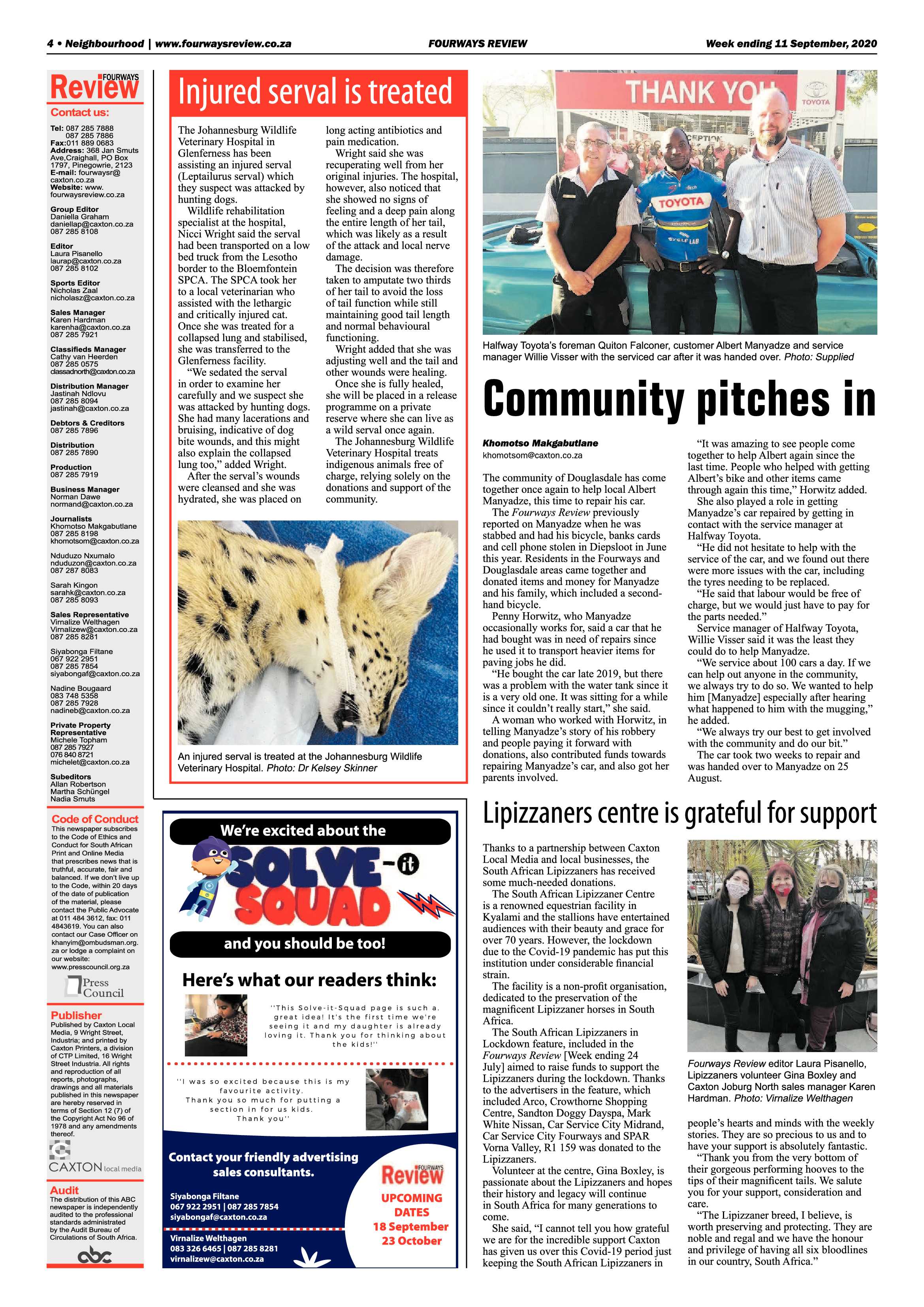 Fourways Review 11 September 2020 page 4