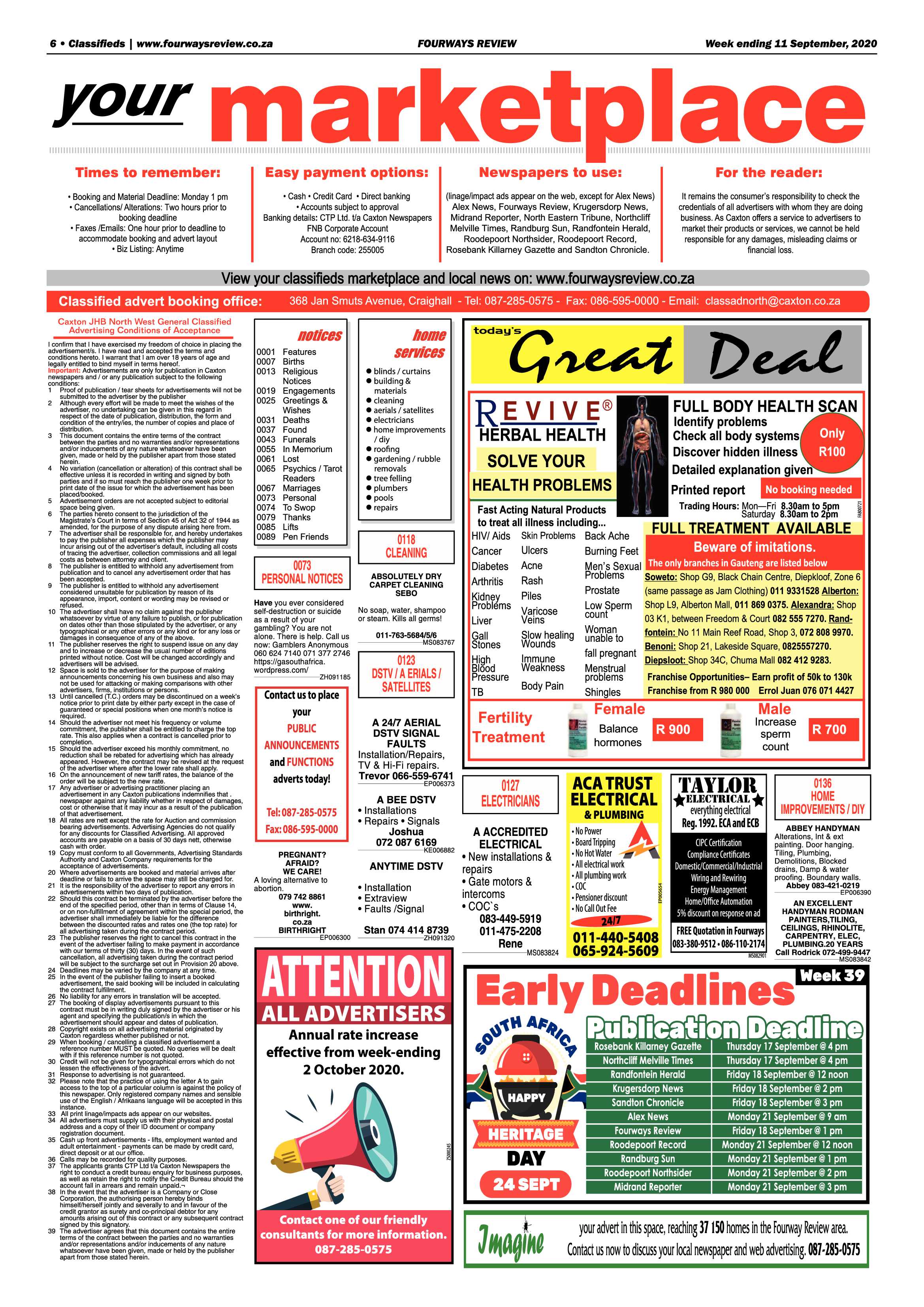 Fourways Review 11 September 2020 page 6