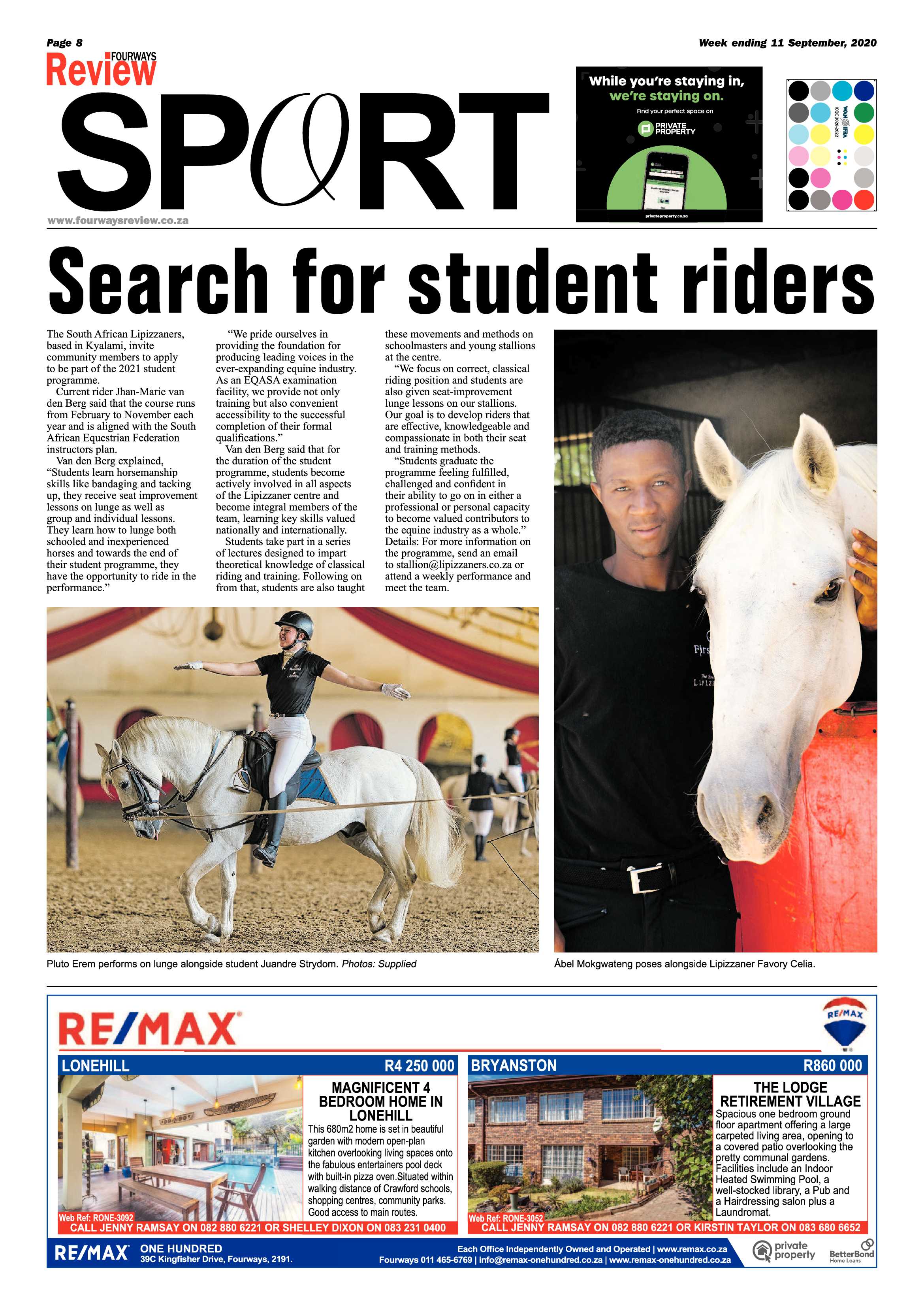 Fourways Review 11 September 2020 page 8