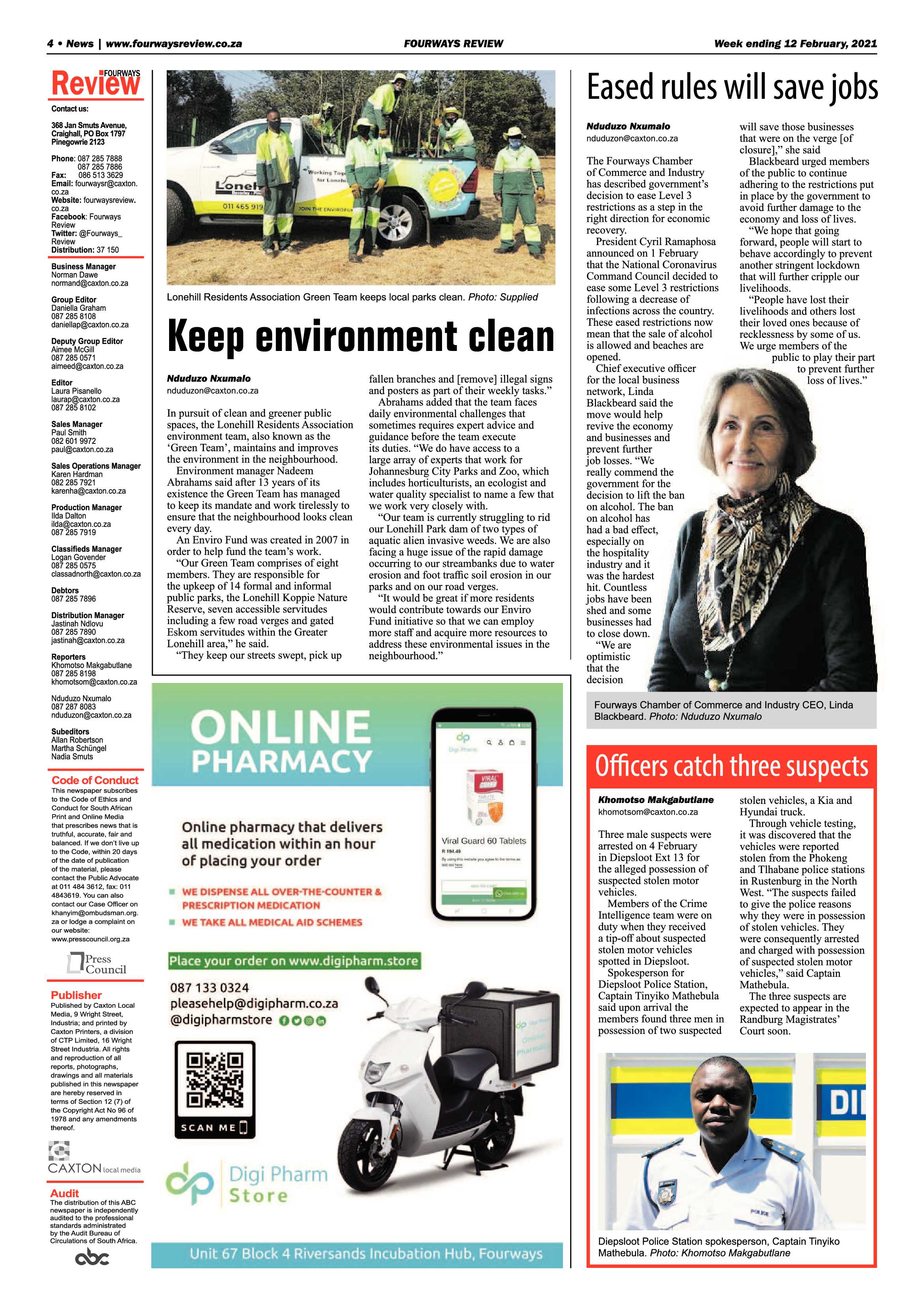 Fourways Review 12 February 2021 page 4