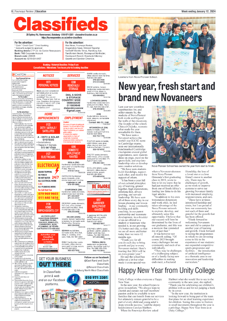 Fourways Review 12 January 2024 page 6