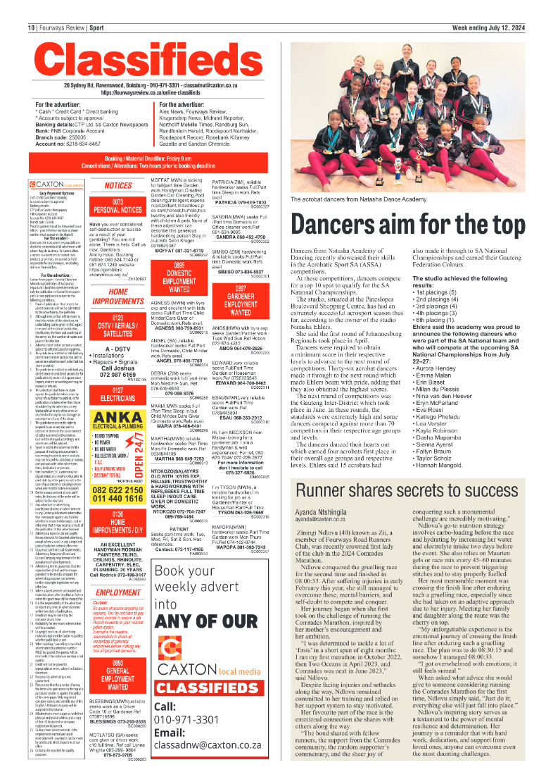 Fourways Review 12 July 2024 page 10