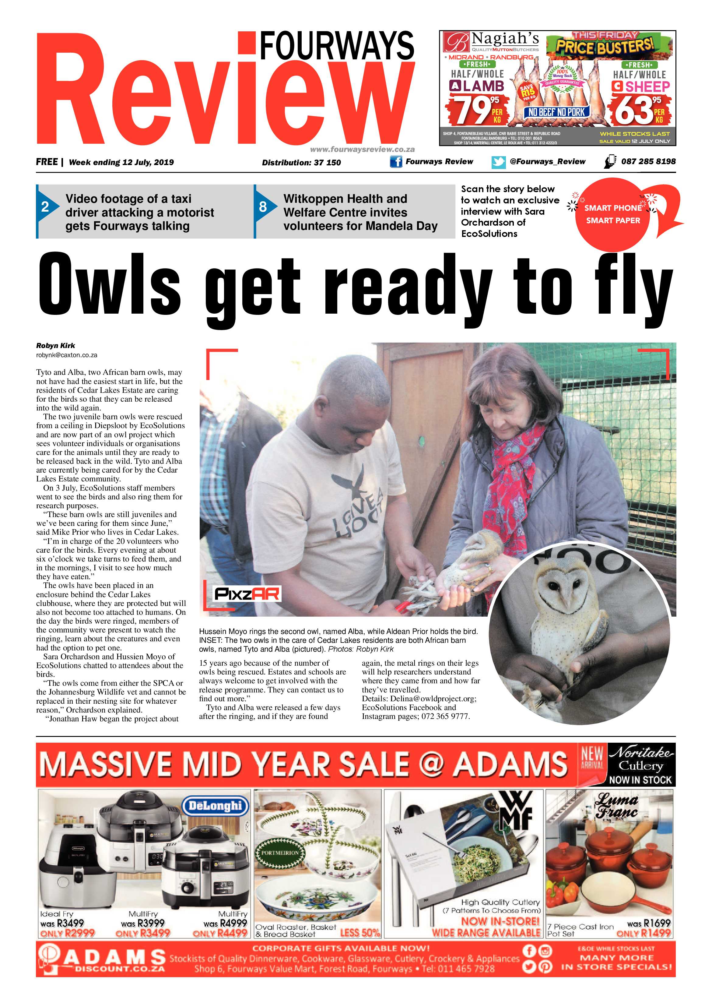 Fourways Review 12 July, 2019 page 1