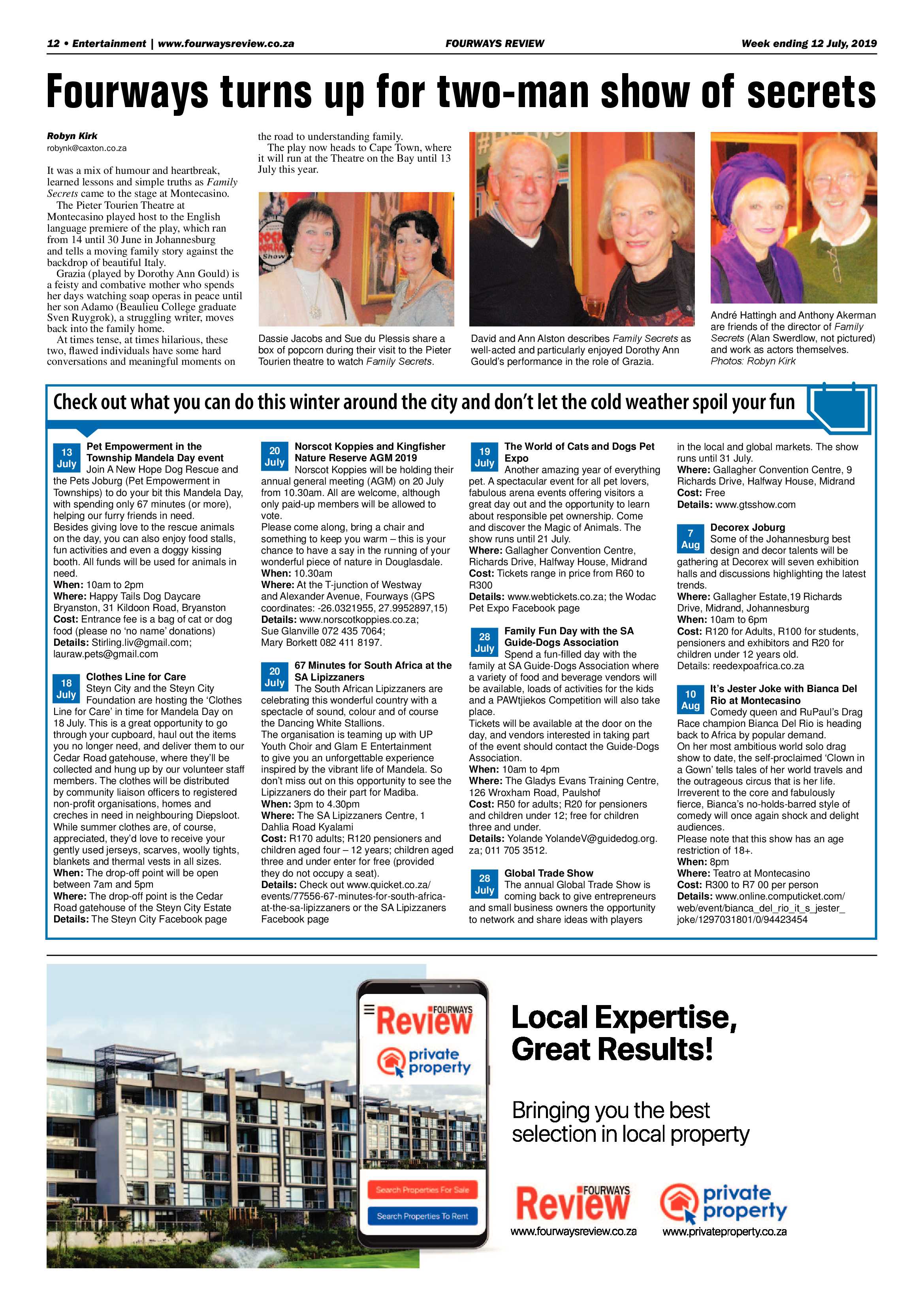 Fourways Review 12 July, 2019 page 12