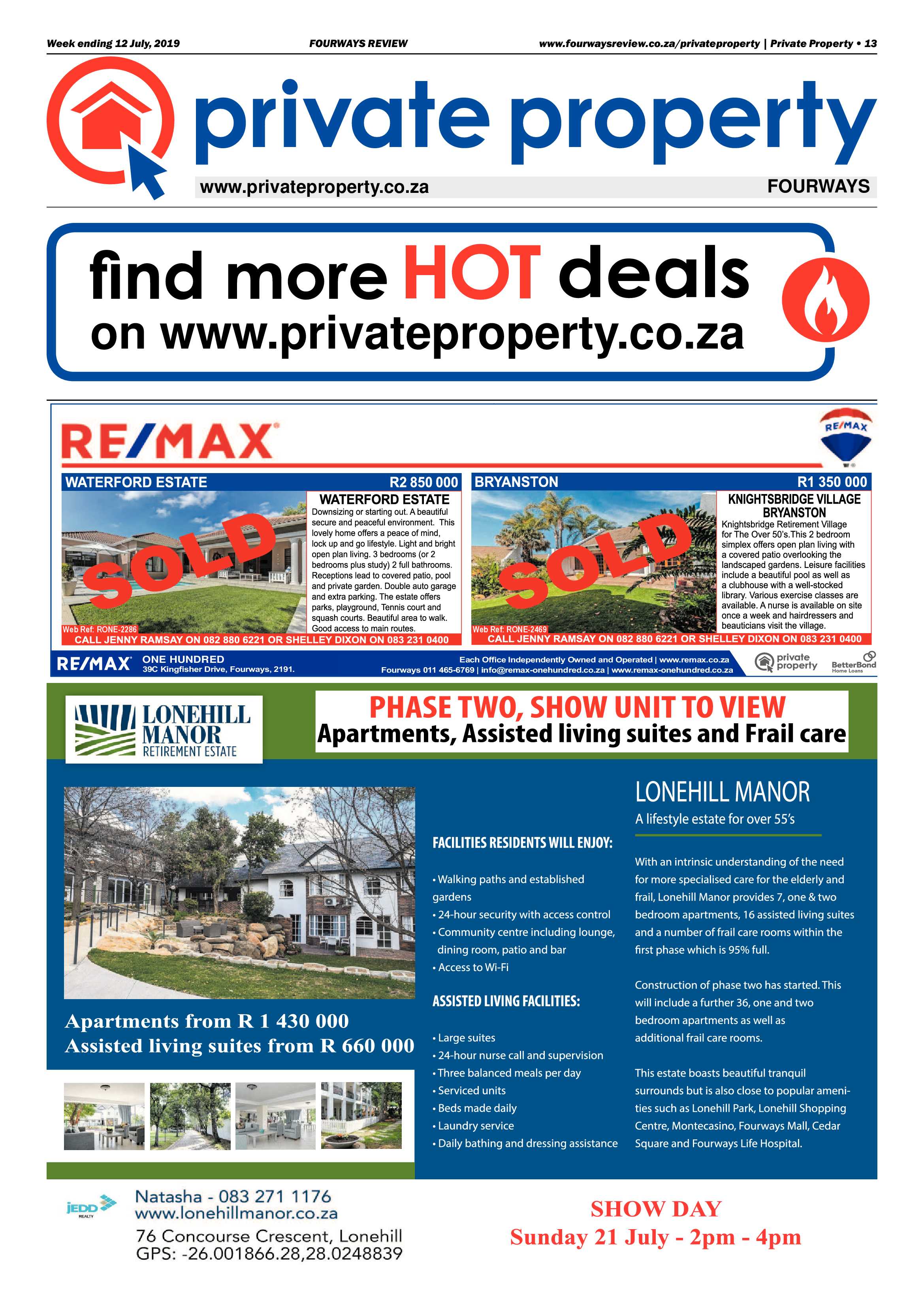 Fourways Review 12 July, 2019 page 13