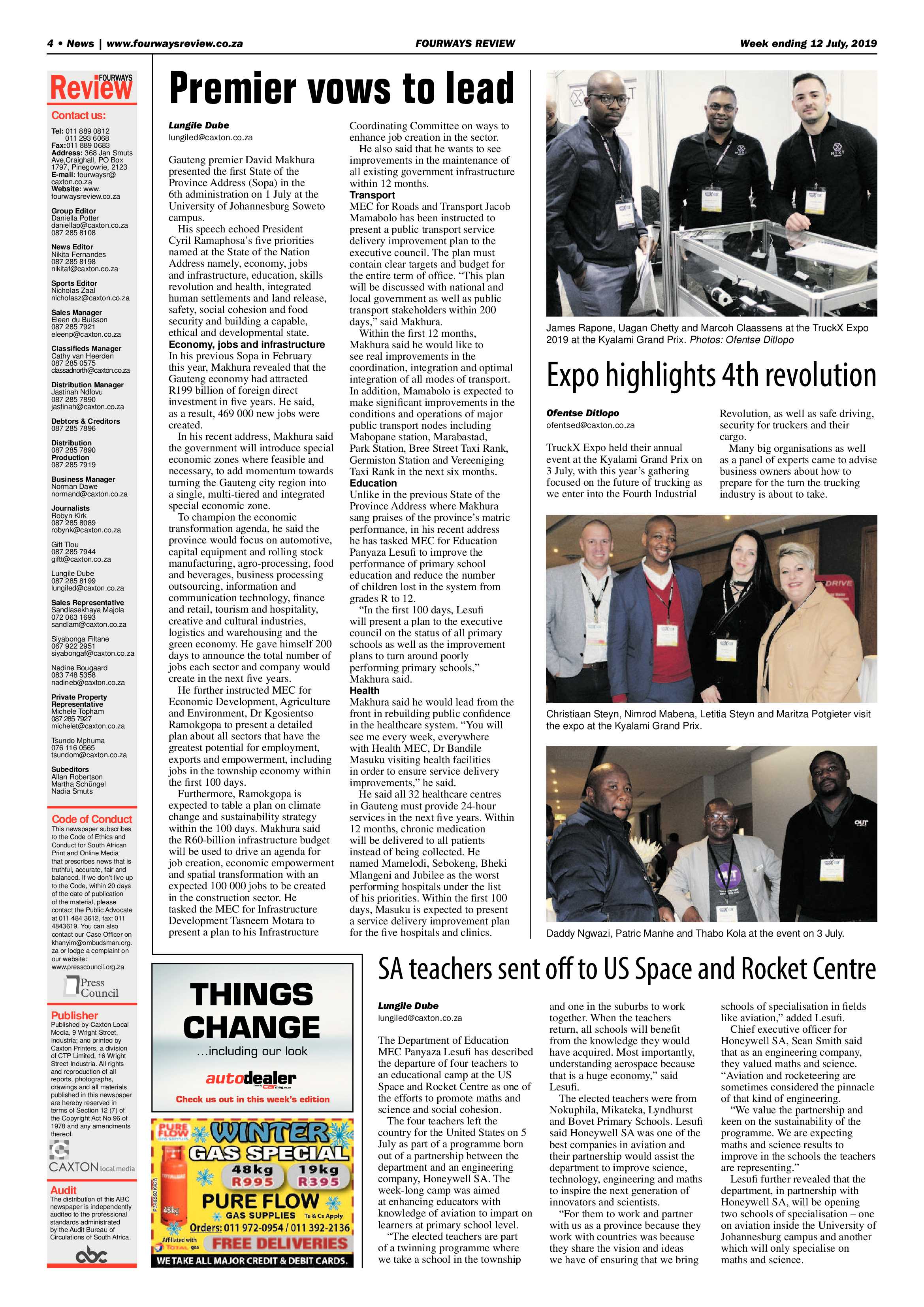 Fourways Review 12 July, 2019 page 4