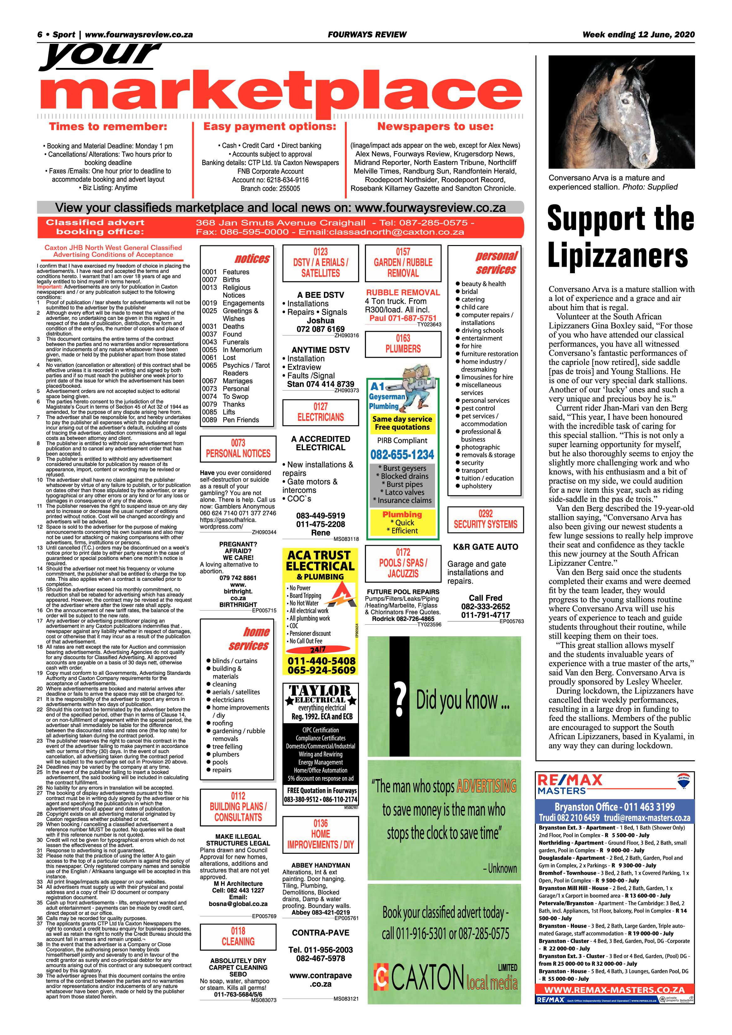 Fourways Review 12 June 2020 page 6