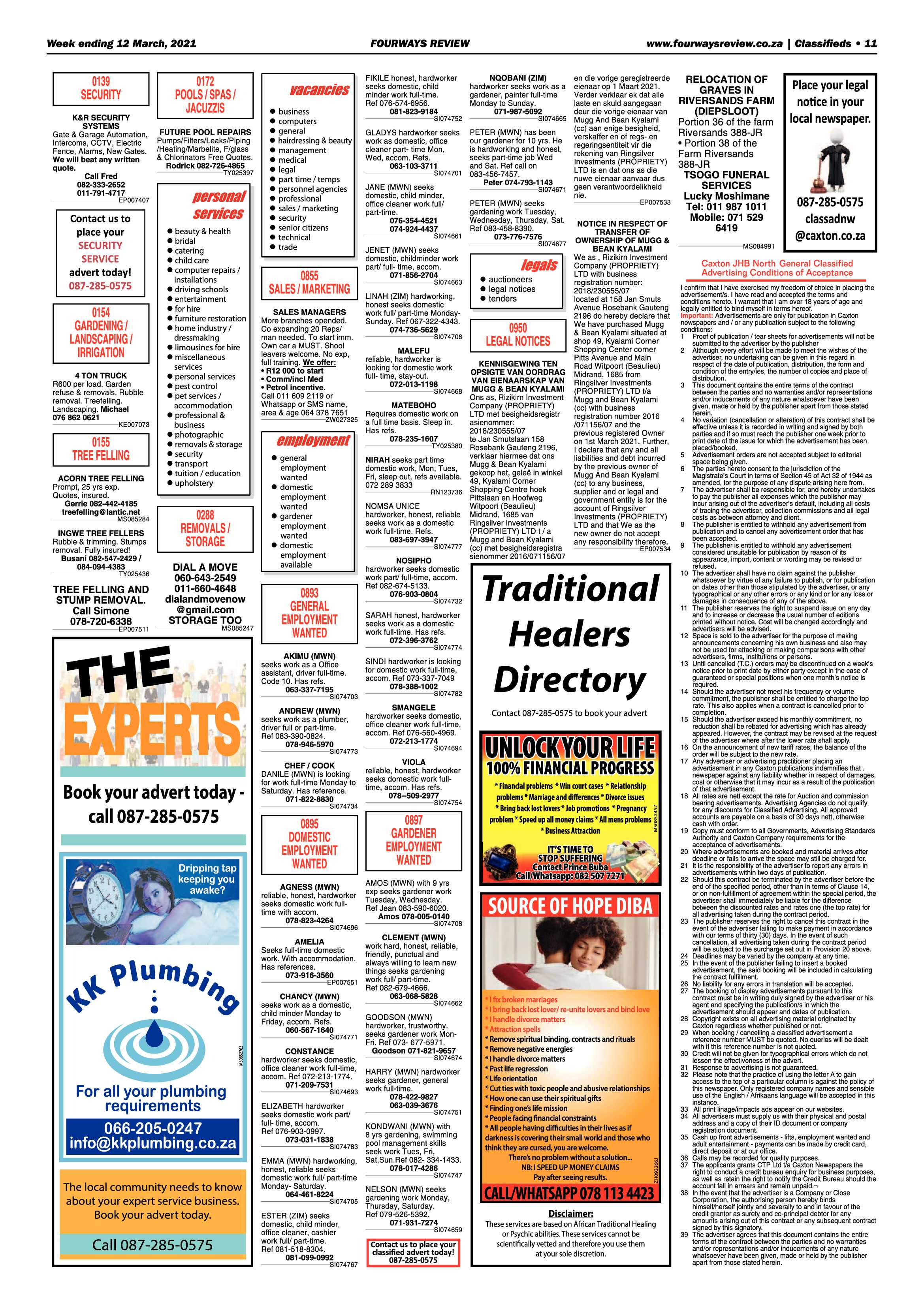 Fourways Review 12 March 2021 page 11