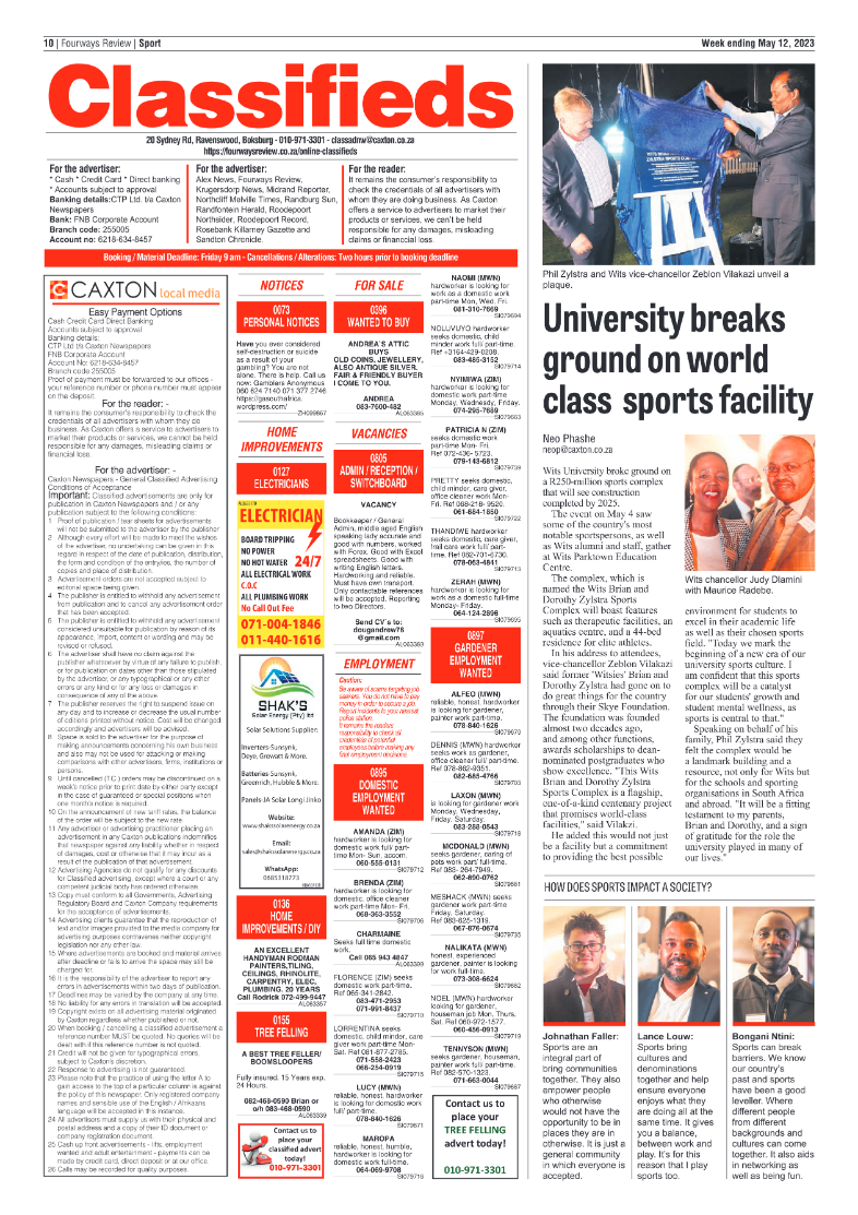 Fourways Review 12 May 2023 page 10