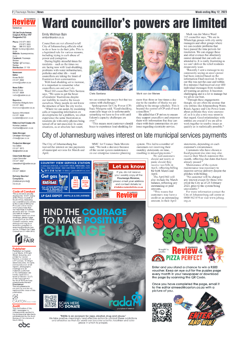 Fourways Review 12 May 2023 page 2