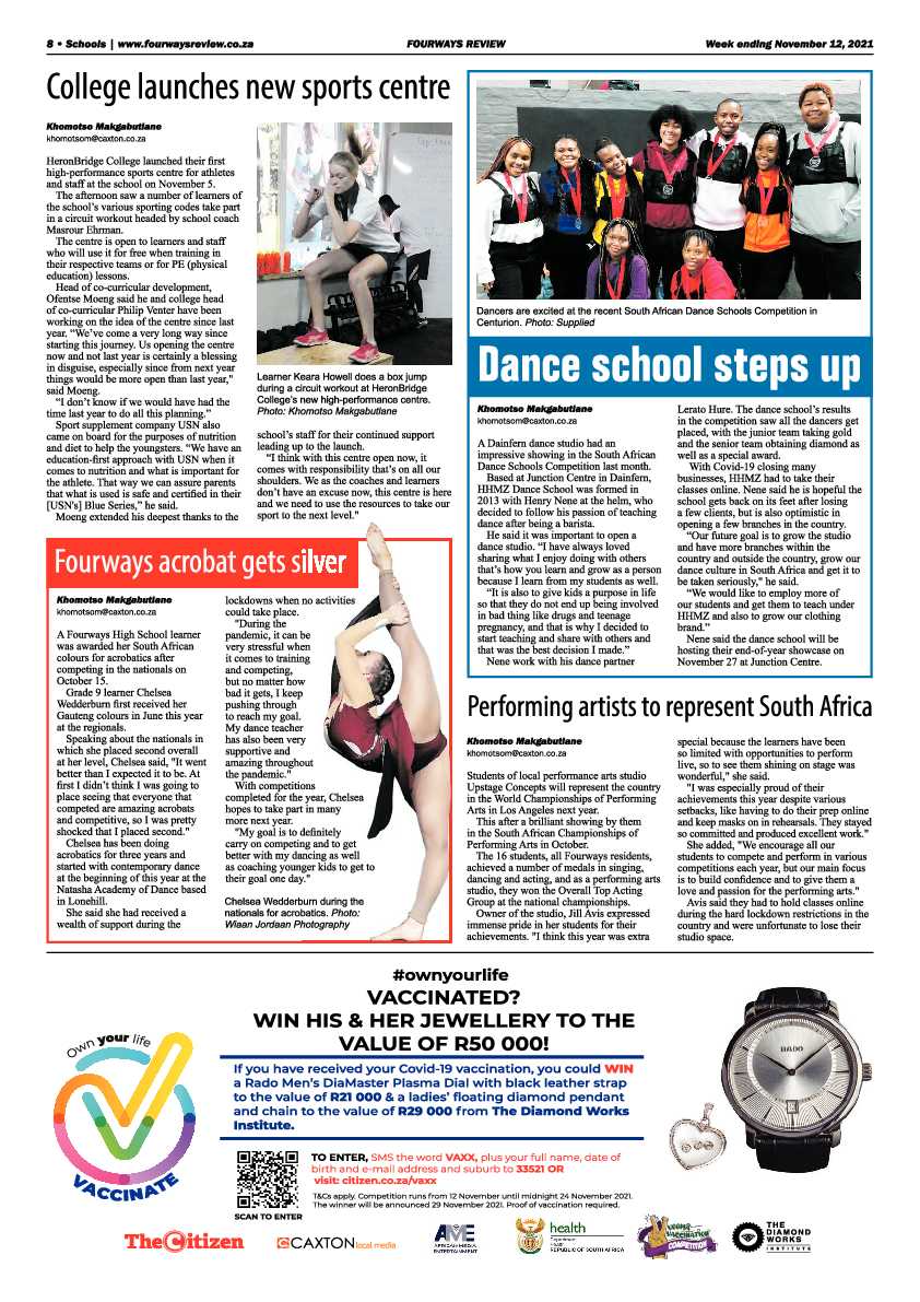 Fourways Review 12 November 2021 page 10