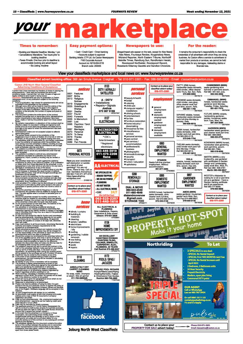 Fourways Review 12 November 2021 page 12