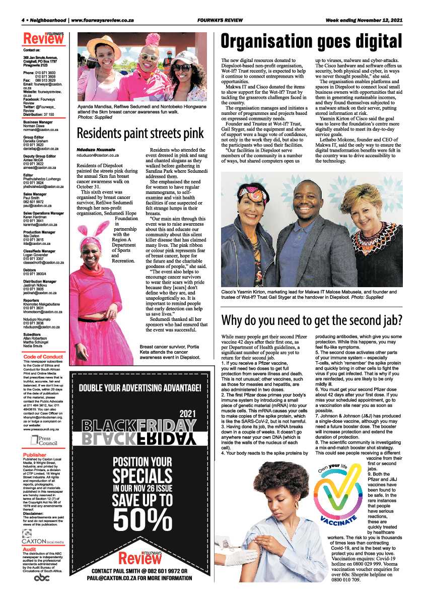 Fourways Review 12 November 2021 page 6