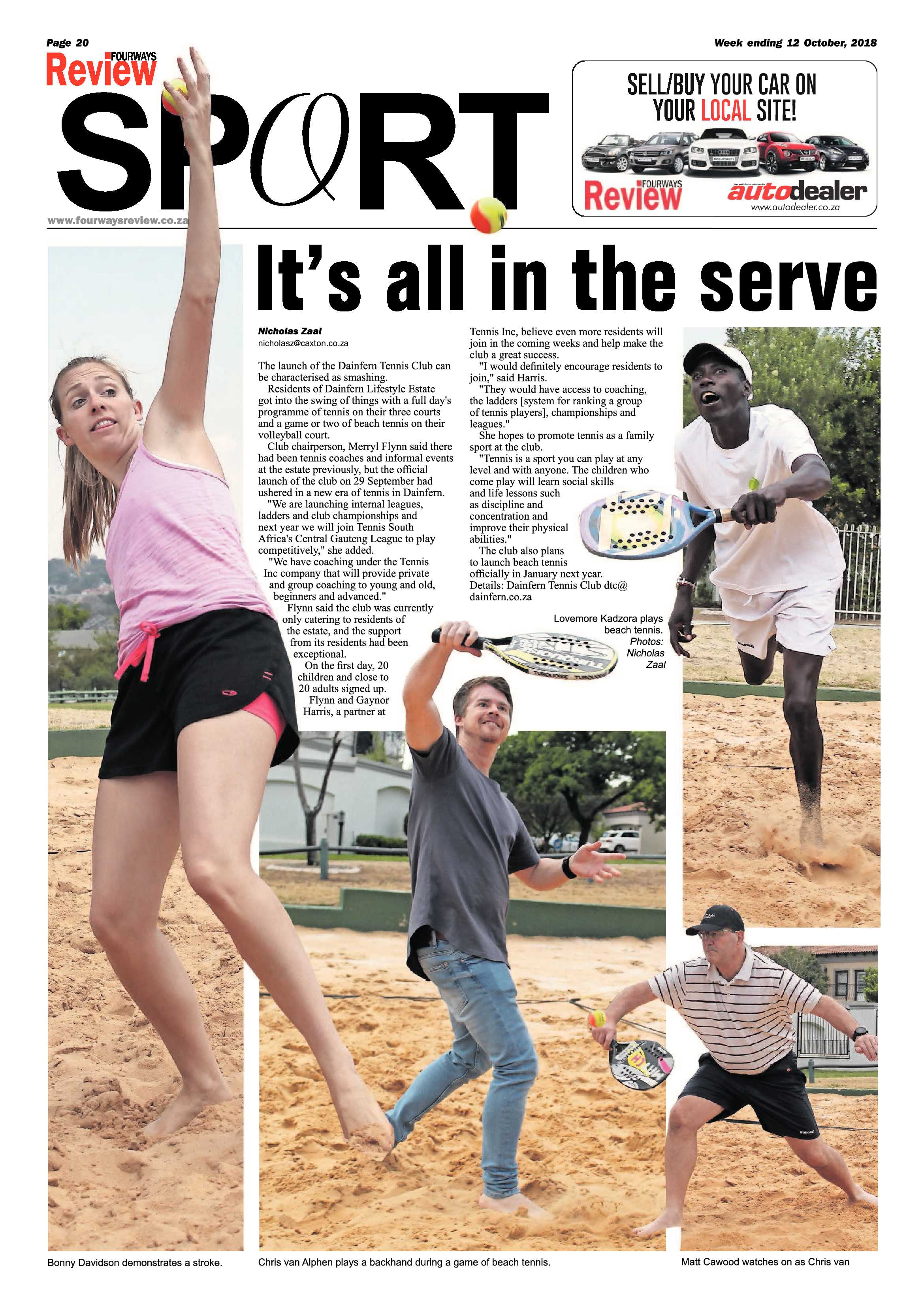 Fourways Review 12 October, 2018 page 20