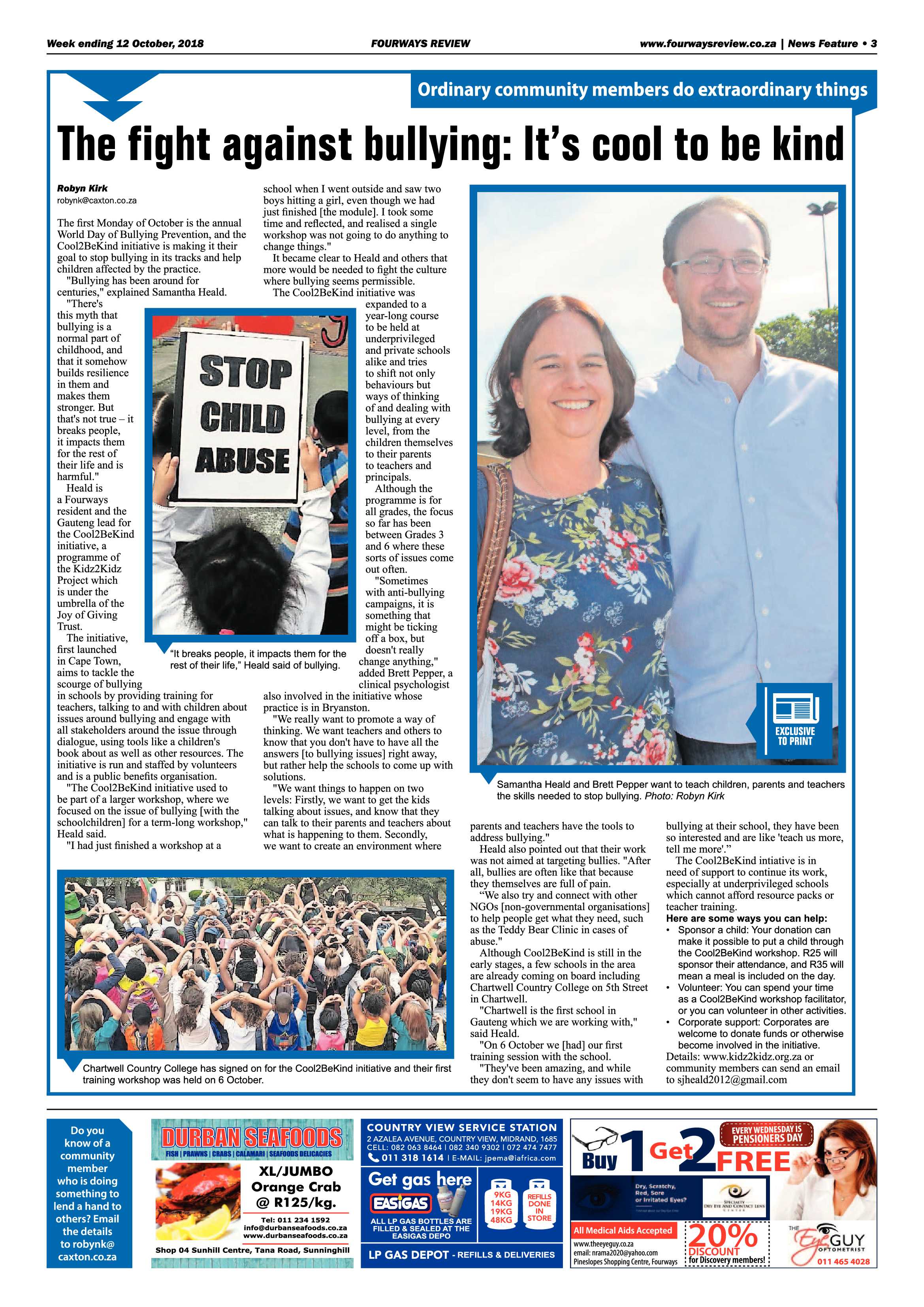 Fourways Review 12 October, 2018 page 3