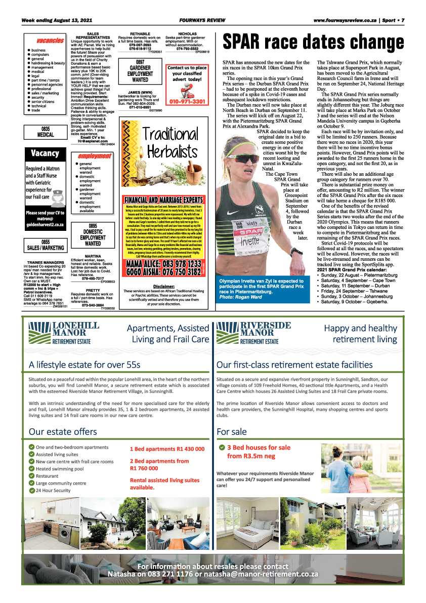 Fourways Review 13 August 2021 page 7