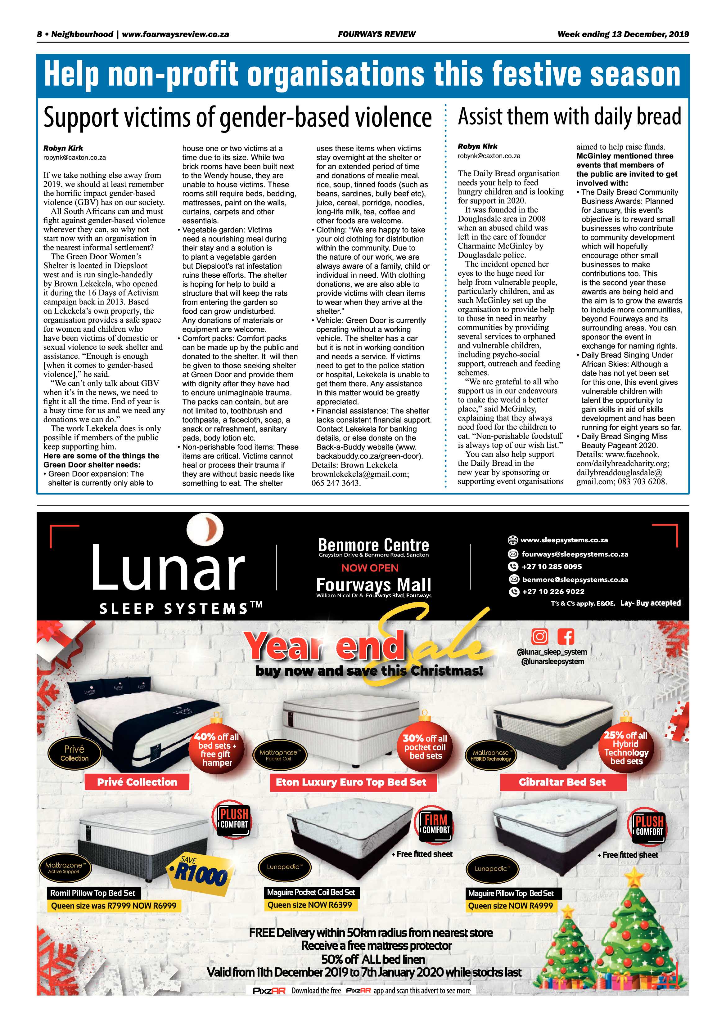 Fourways Review 13 December 2019 page 8