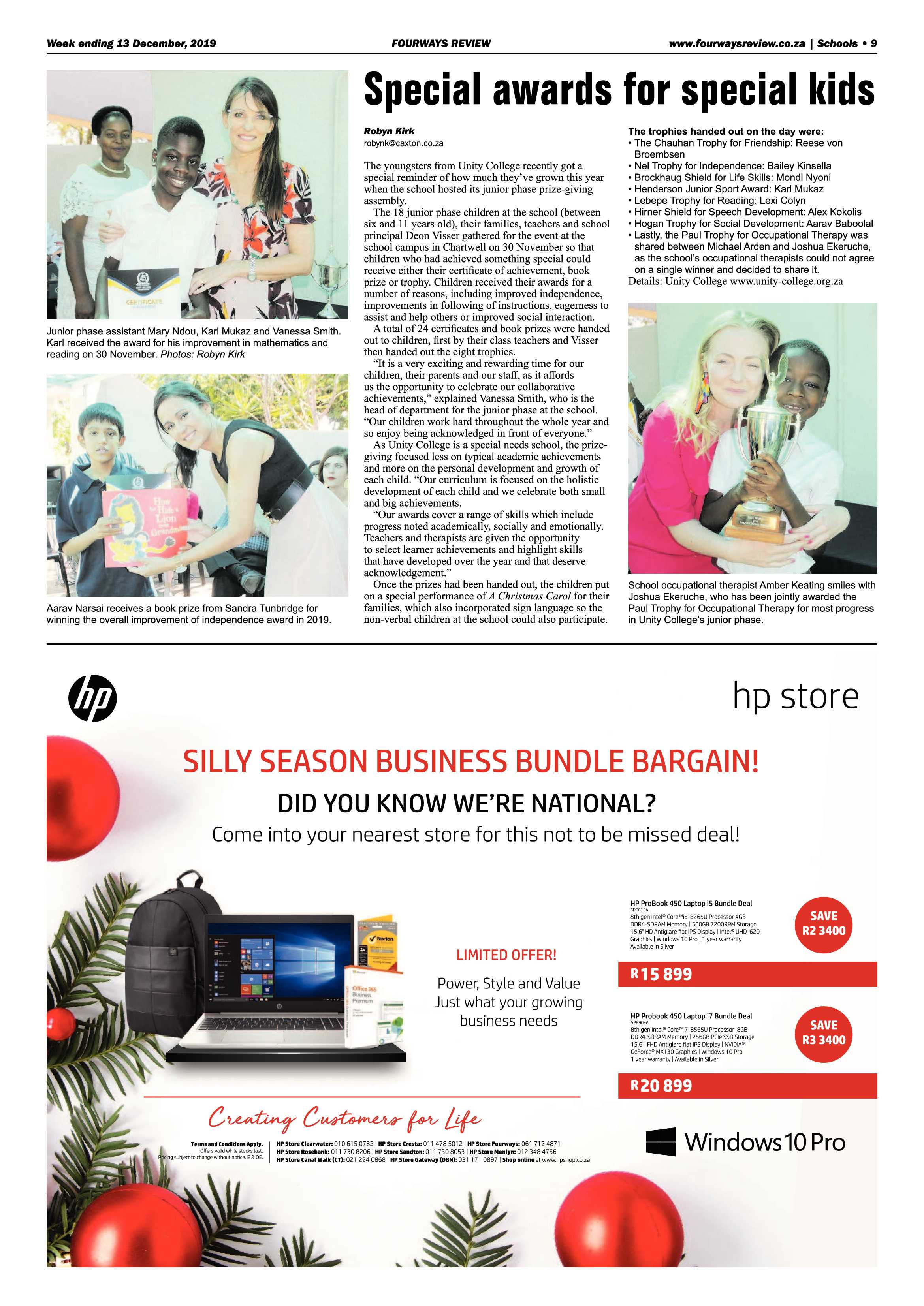 Fourways Review 13 December 2019 page 9