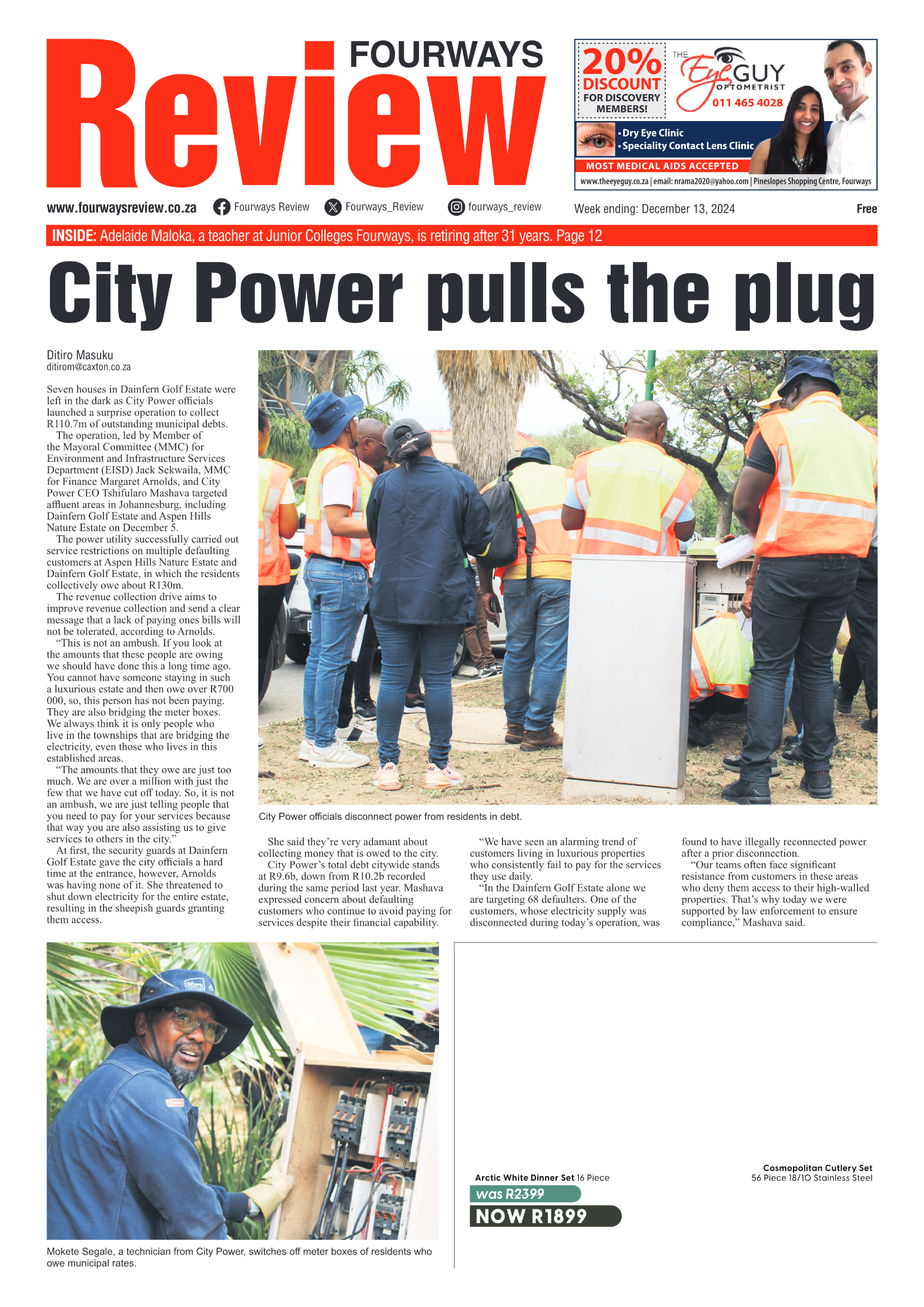 Fourways Review 13 December 2024 page 1