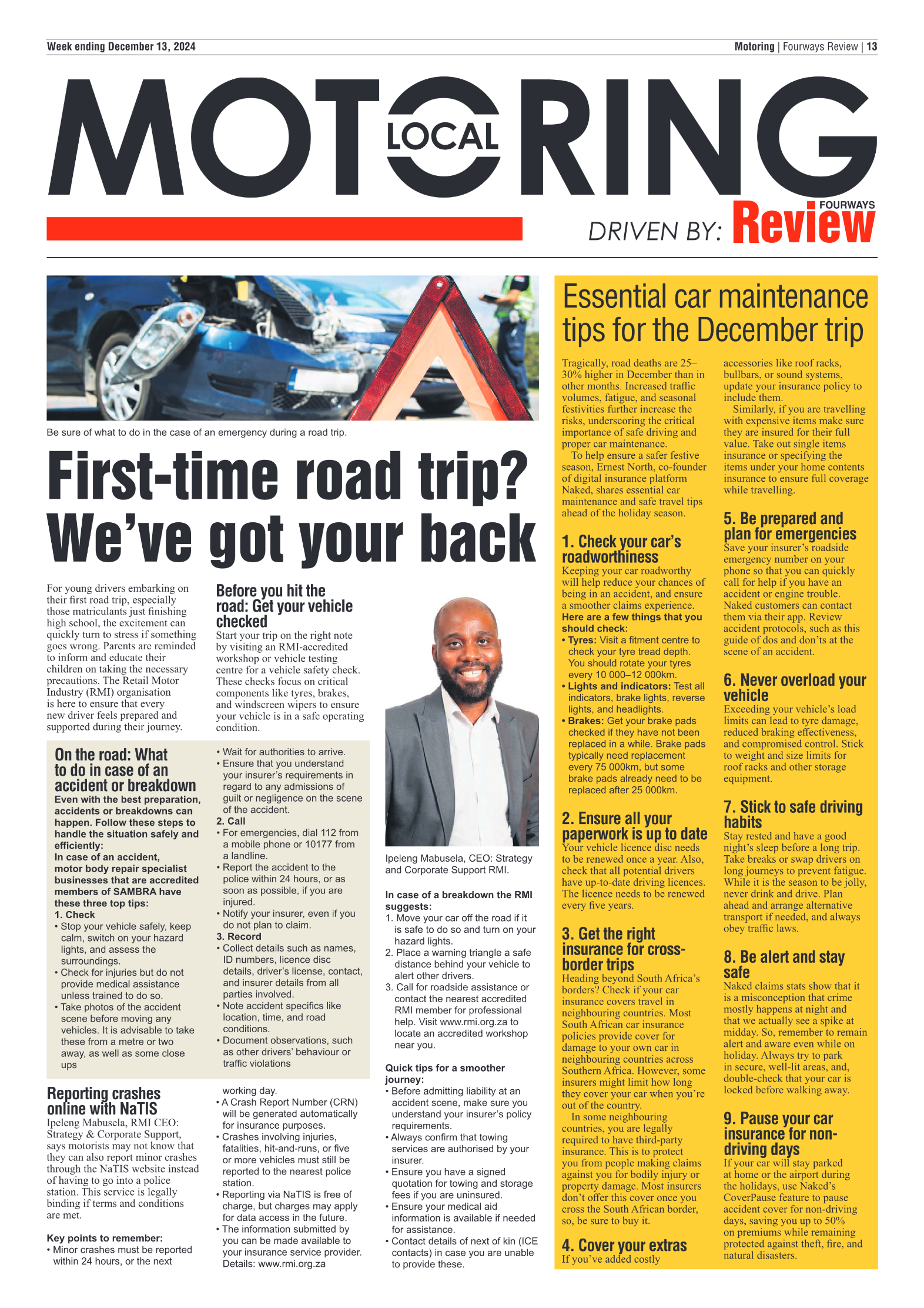 Fourways Review 13 December 2024 page 13