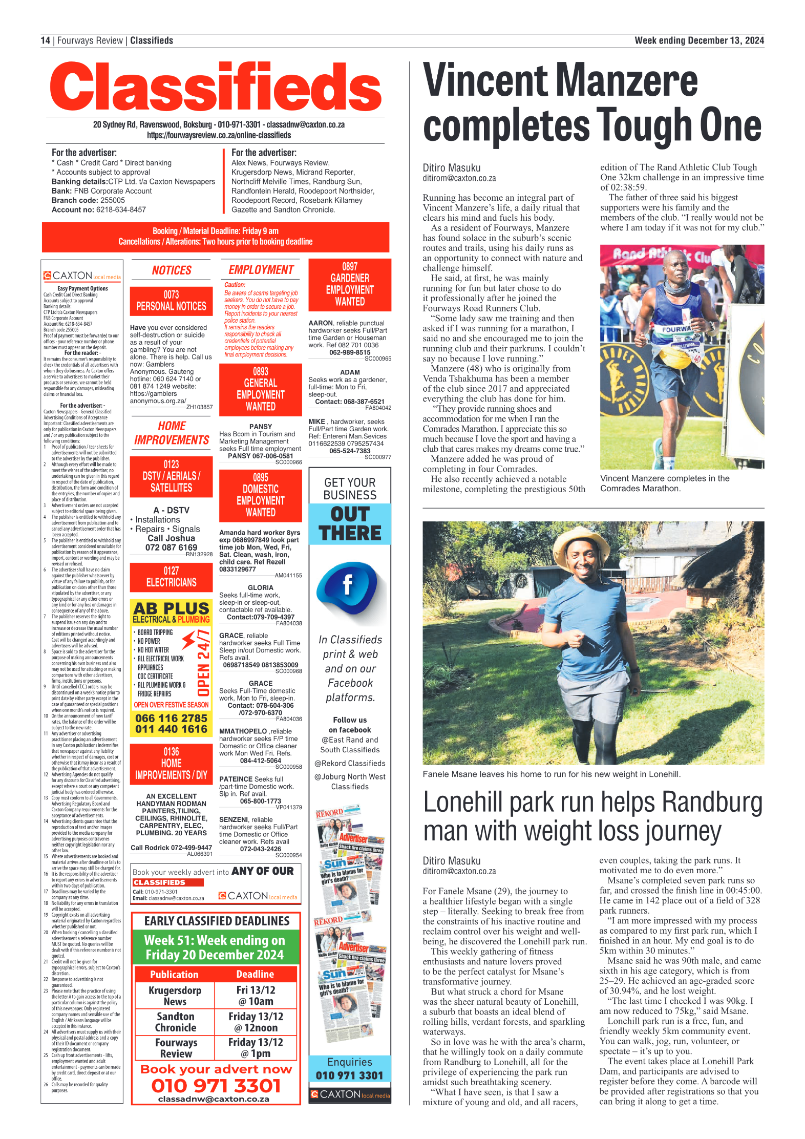 Fourways Review 13 December 2024 page 14