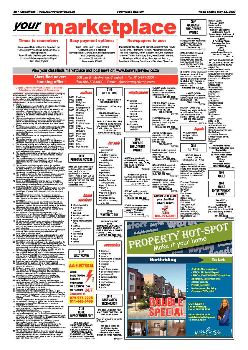 Fourways Review 13 May 2022 page 10