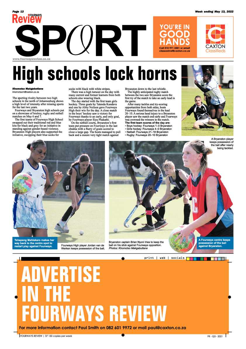 Fourways Review 13 May 2022 page 12