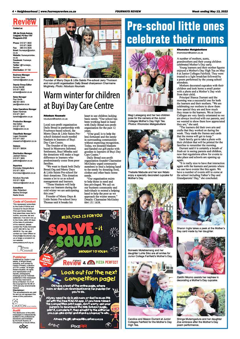 Fourways Review 13 May 2022 page 4