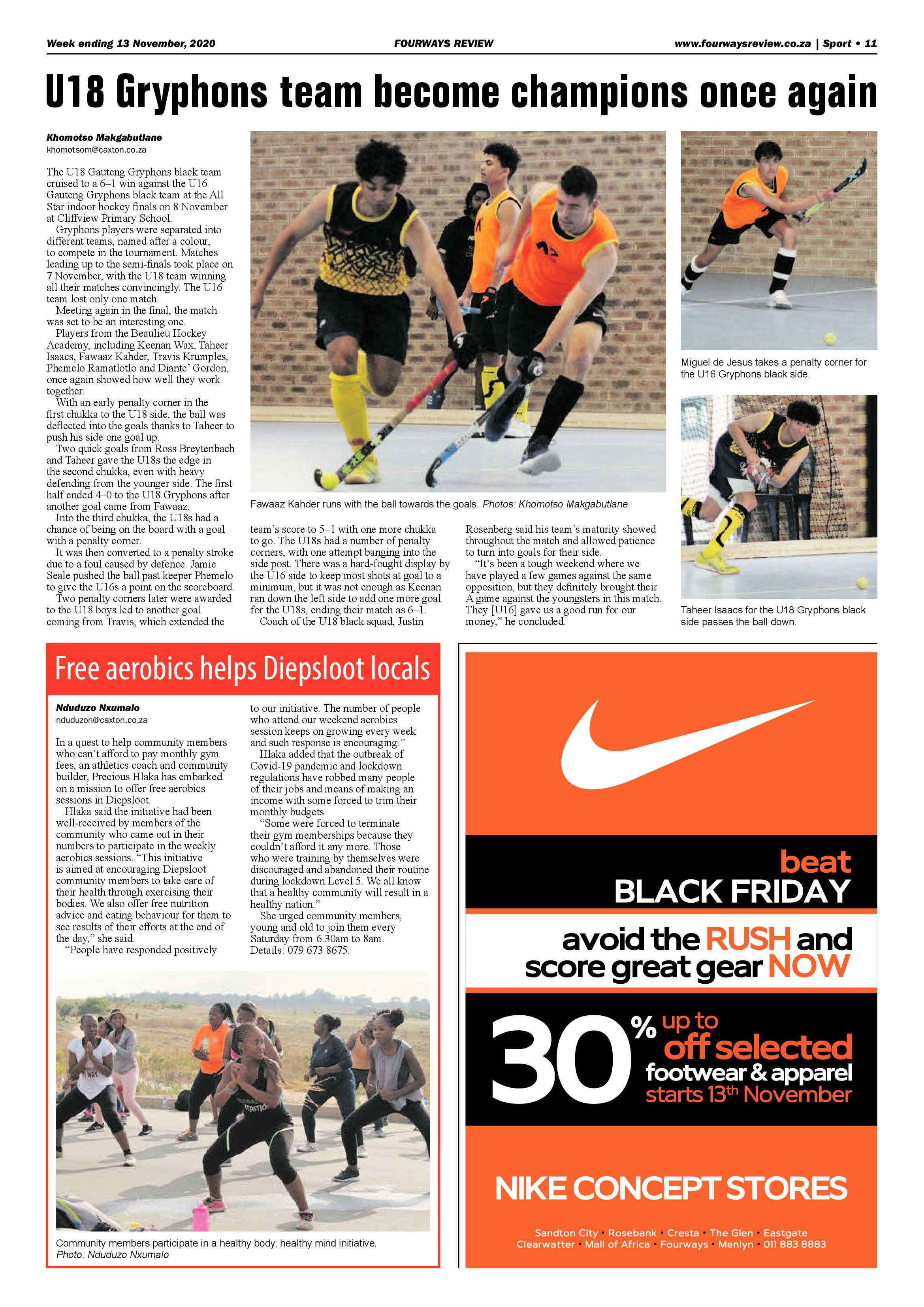 Fourways Review 13 November 2020 page 11