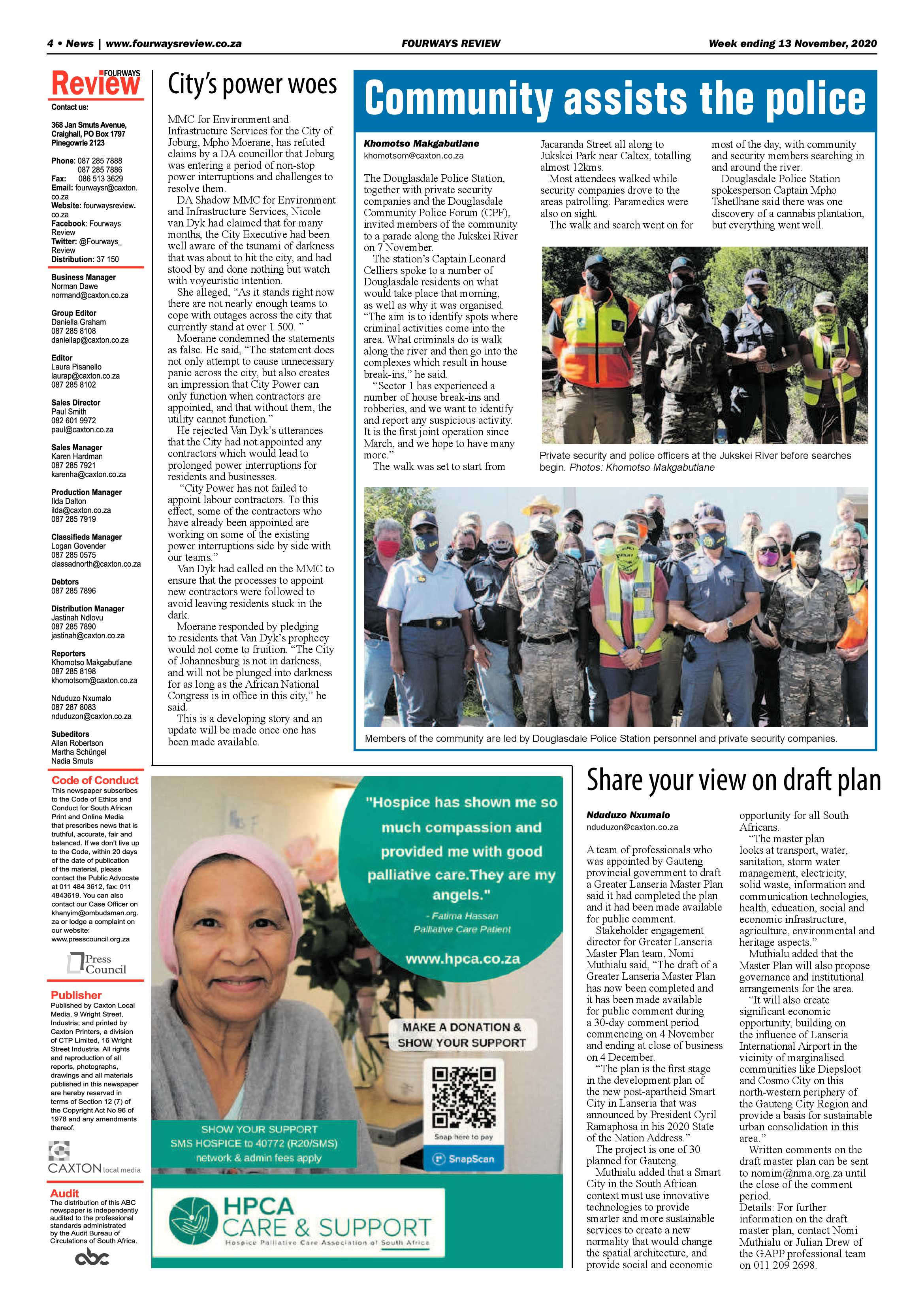 Fourways Review 13 November 2020 page 4