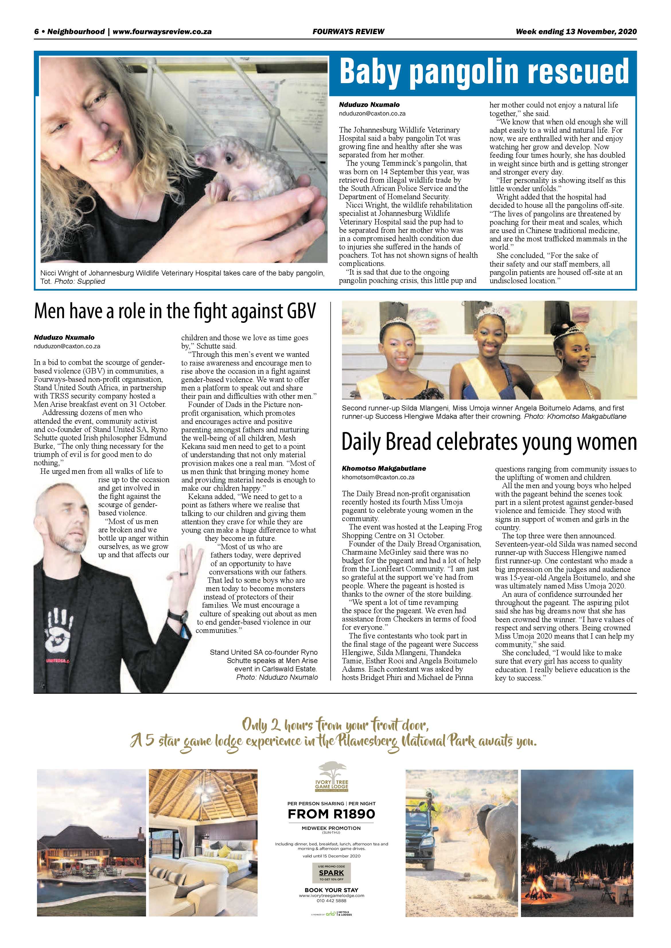 Fourways Review 13 November 2020 page 6