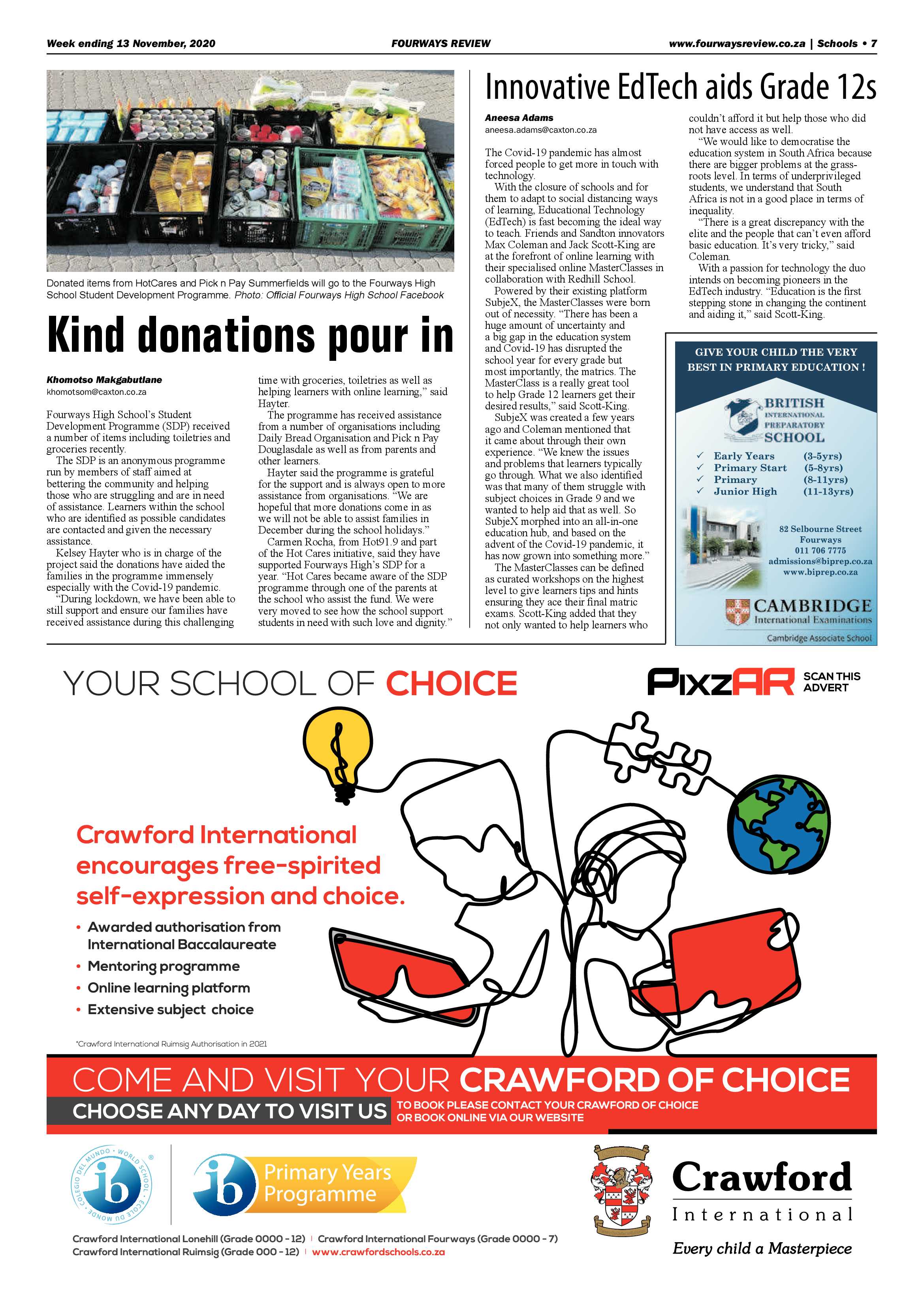 Fourways Review 13 November 2020 page 7