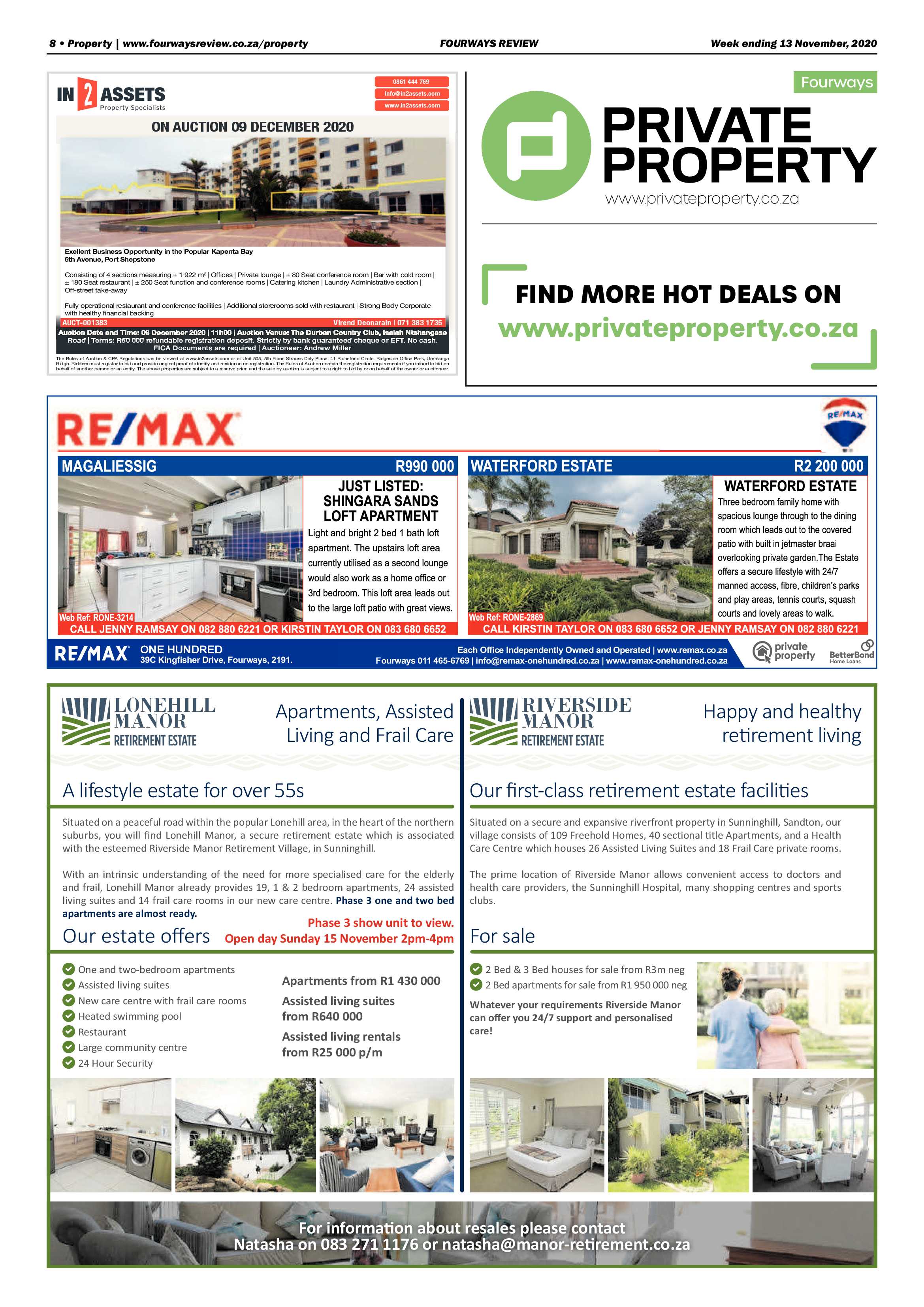 Fourways Review 13 November 2020 page 8