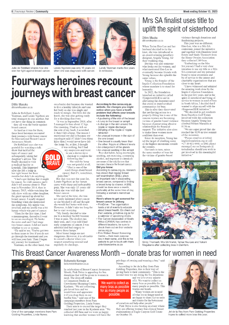 Fourways Review 13 October 2023 page 6