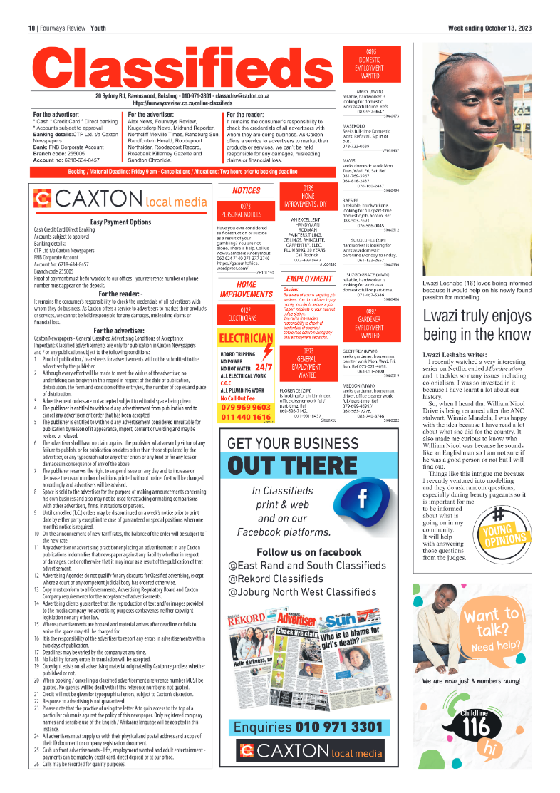 Fourways Review 13 October 2023 page 10