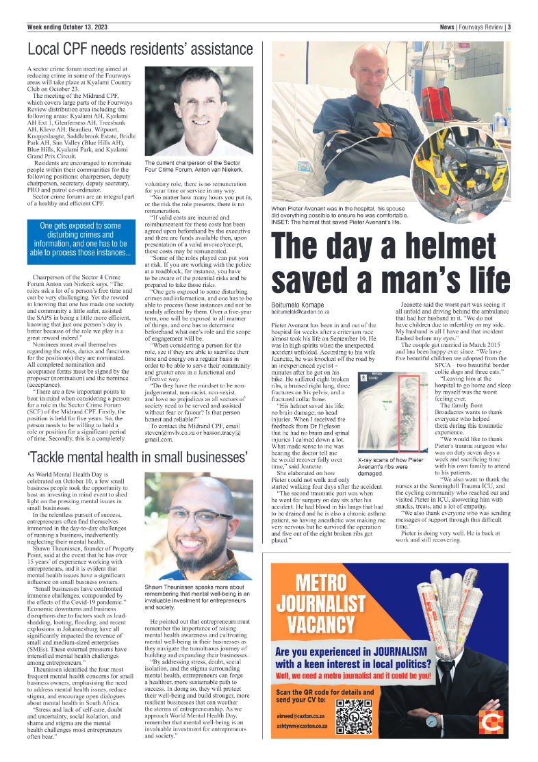 Fourways Review 13 October 2023 page 3