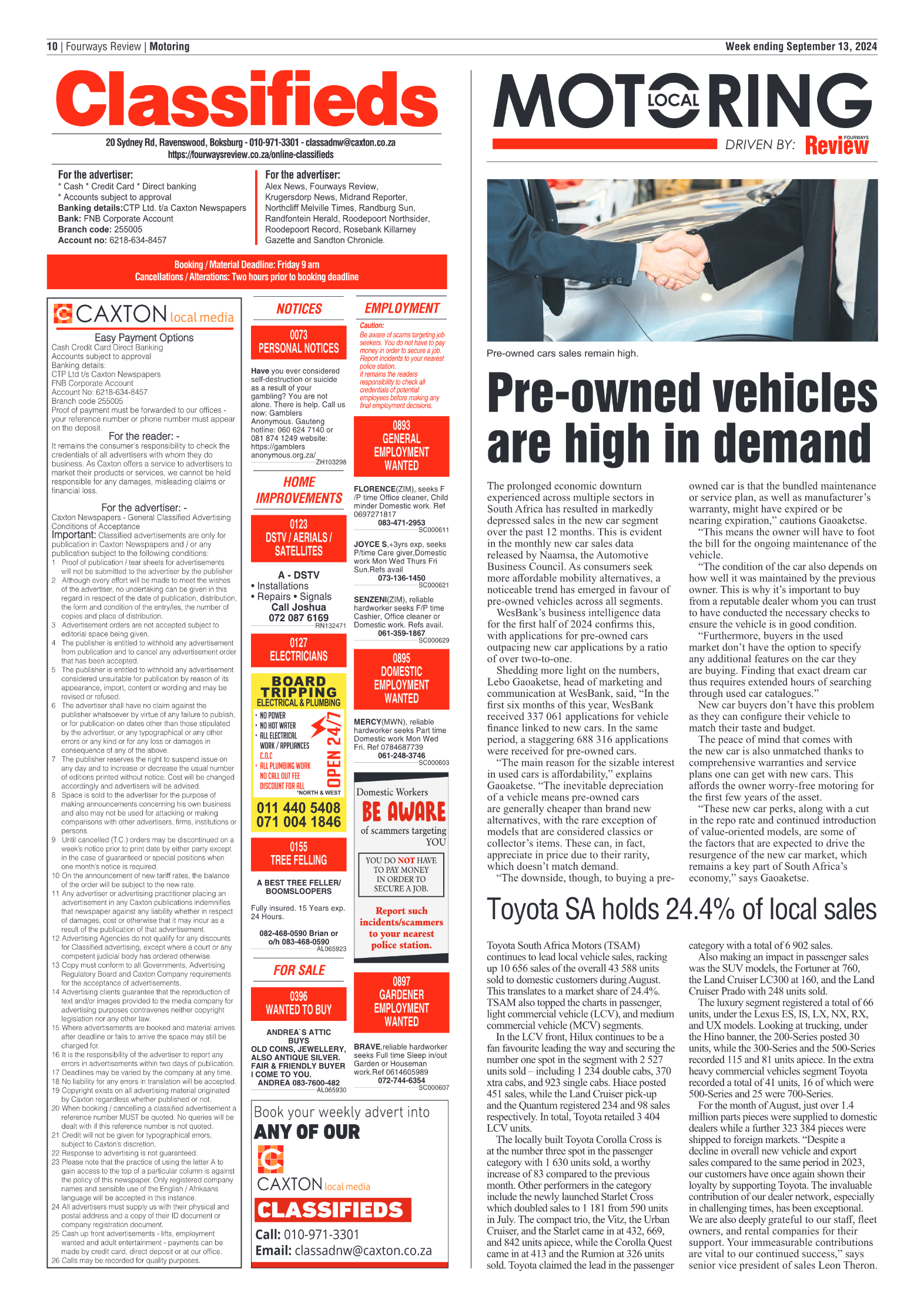 Fourways Review 13 September 2024 page 10