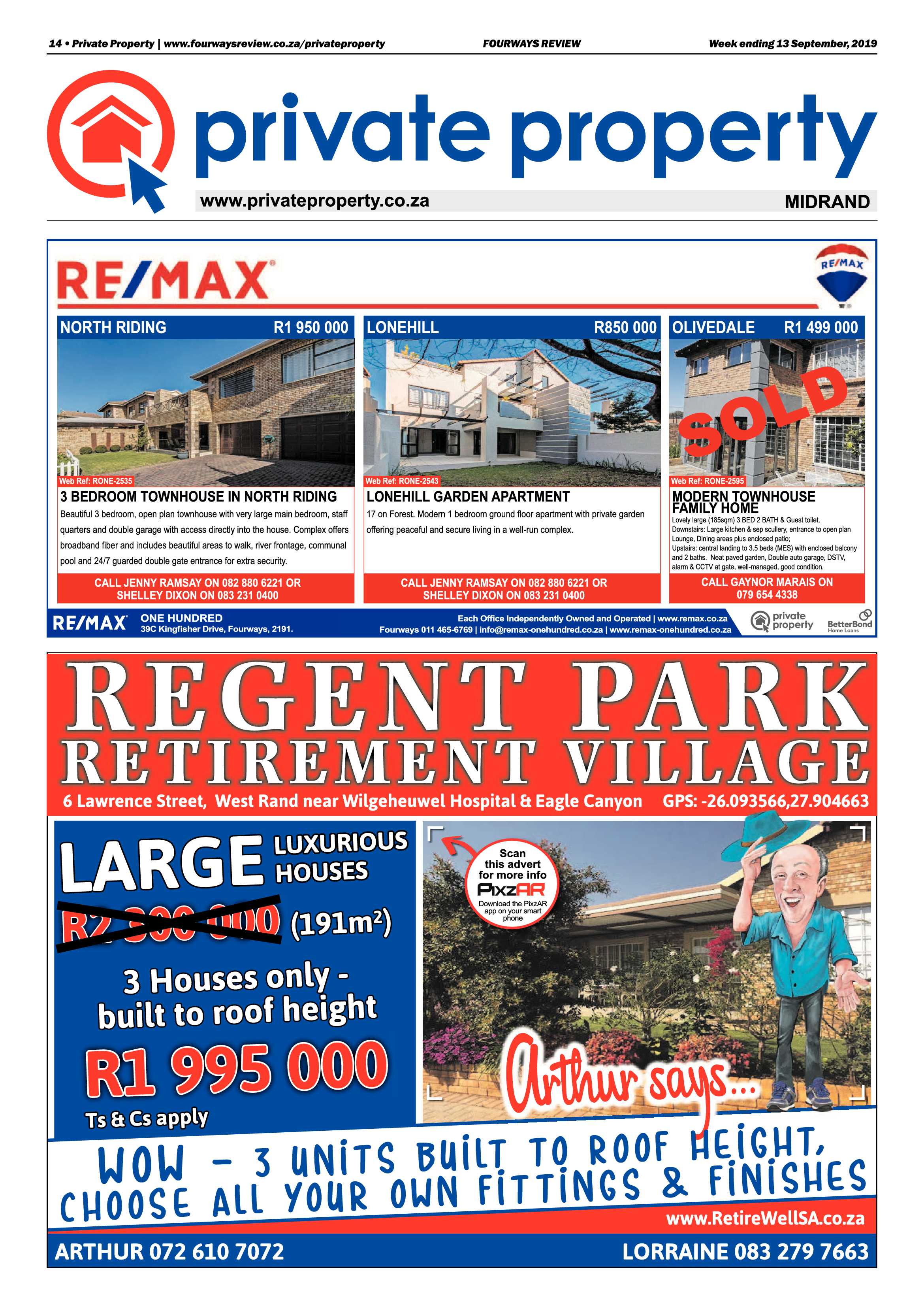 Fourways Review 13 September, 2019 page 14