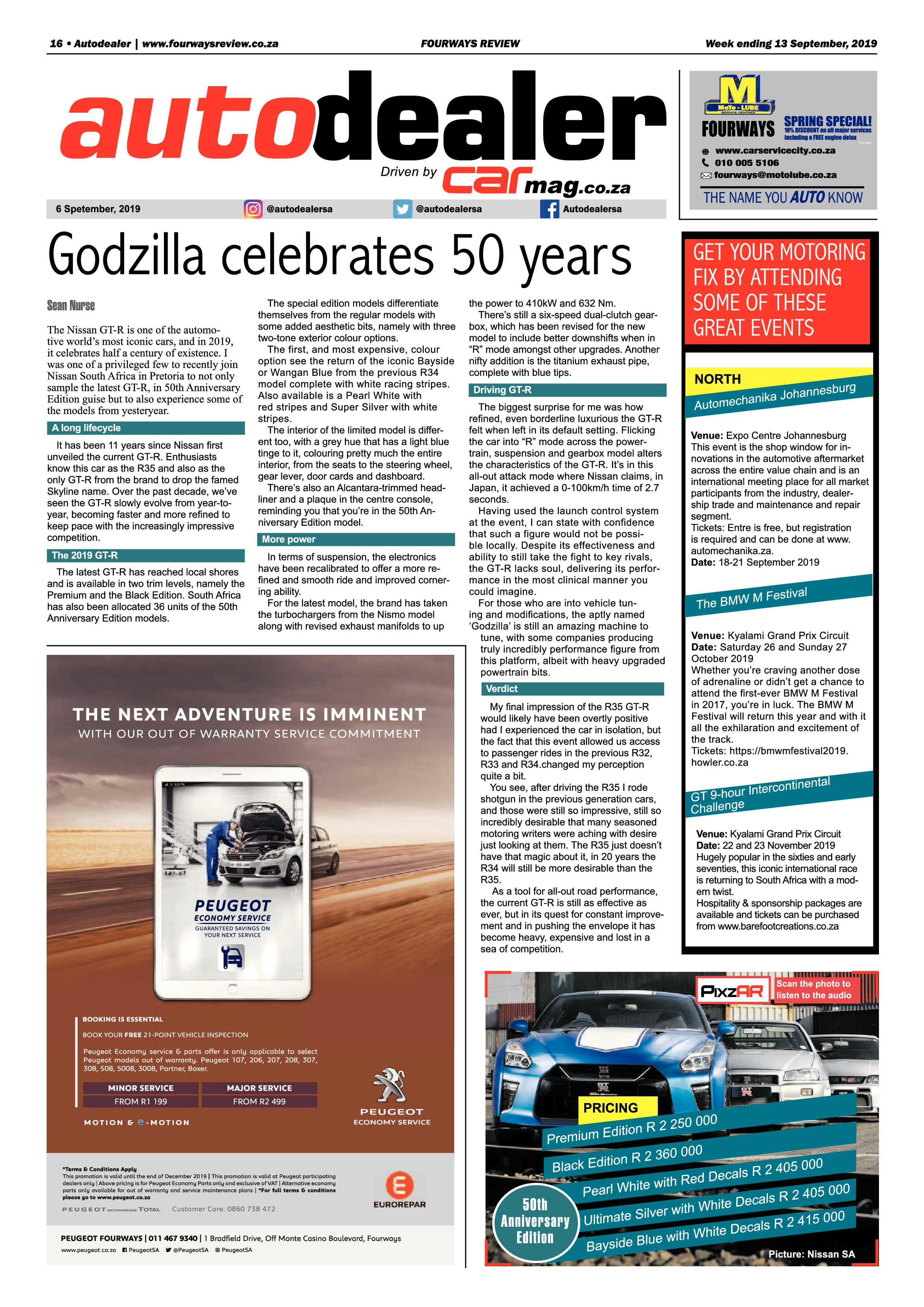 Fourways Review 13 September, 2019 page 16