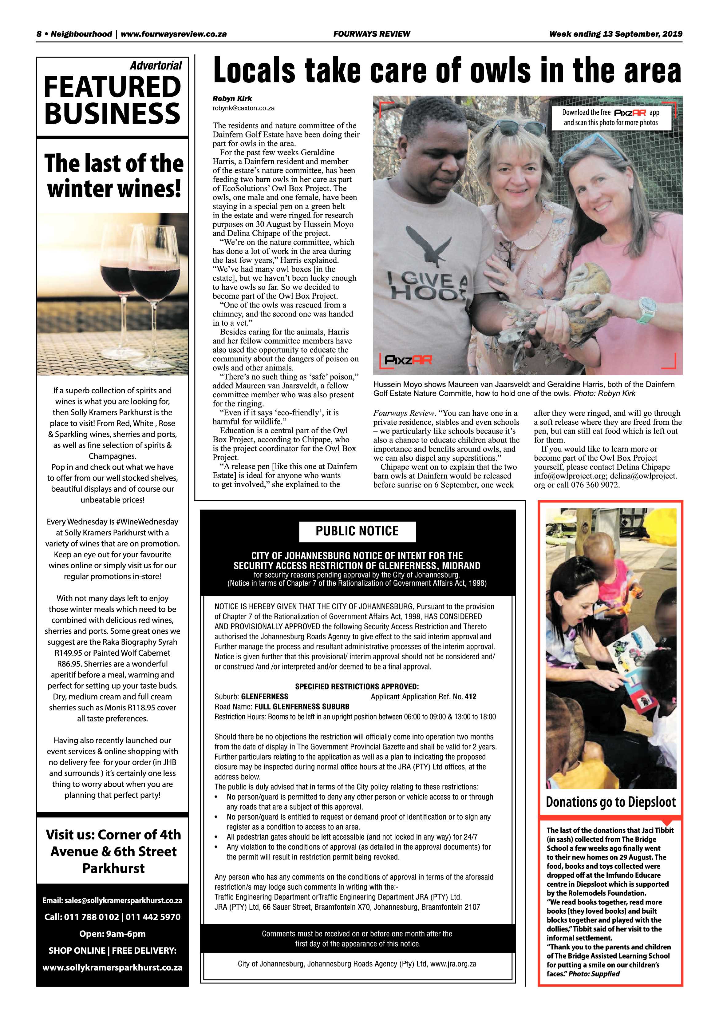 Fourways Review 13 September, 2019 page 8