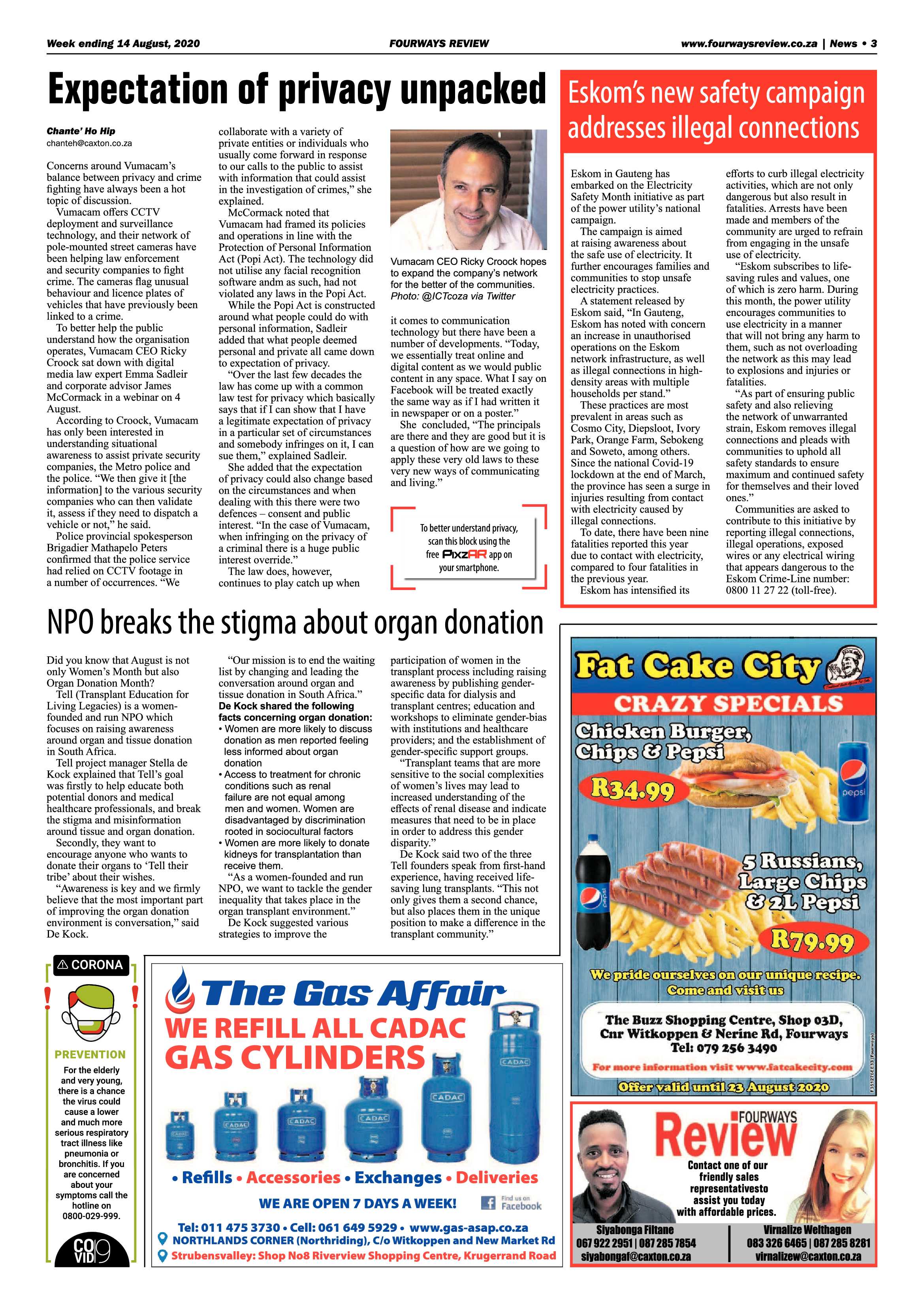 Fourways Review 14 August 2020 page 3